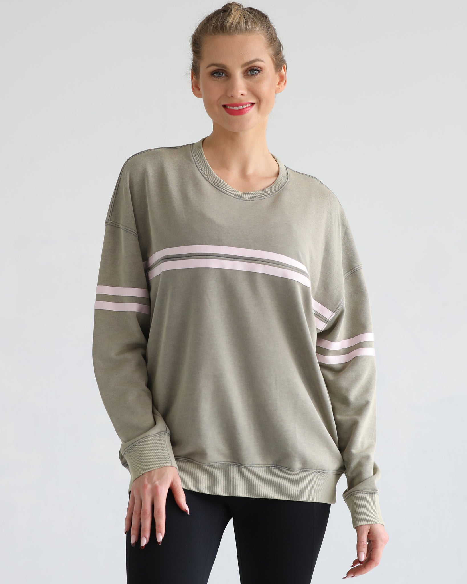 slouchy oversized nursing sweatshirt, sweat and milk