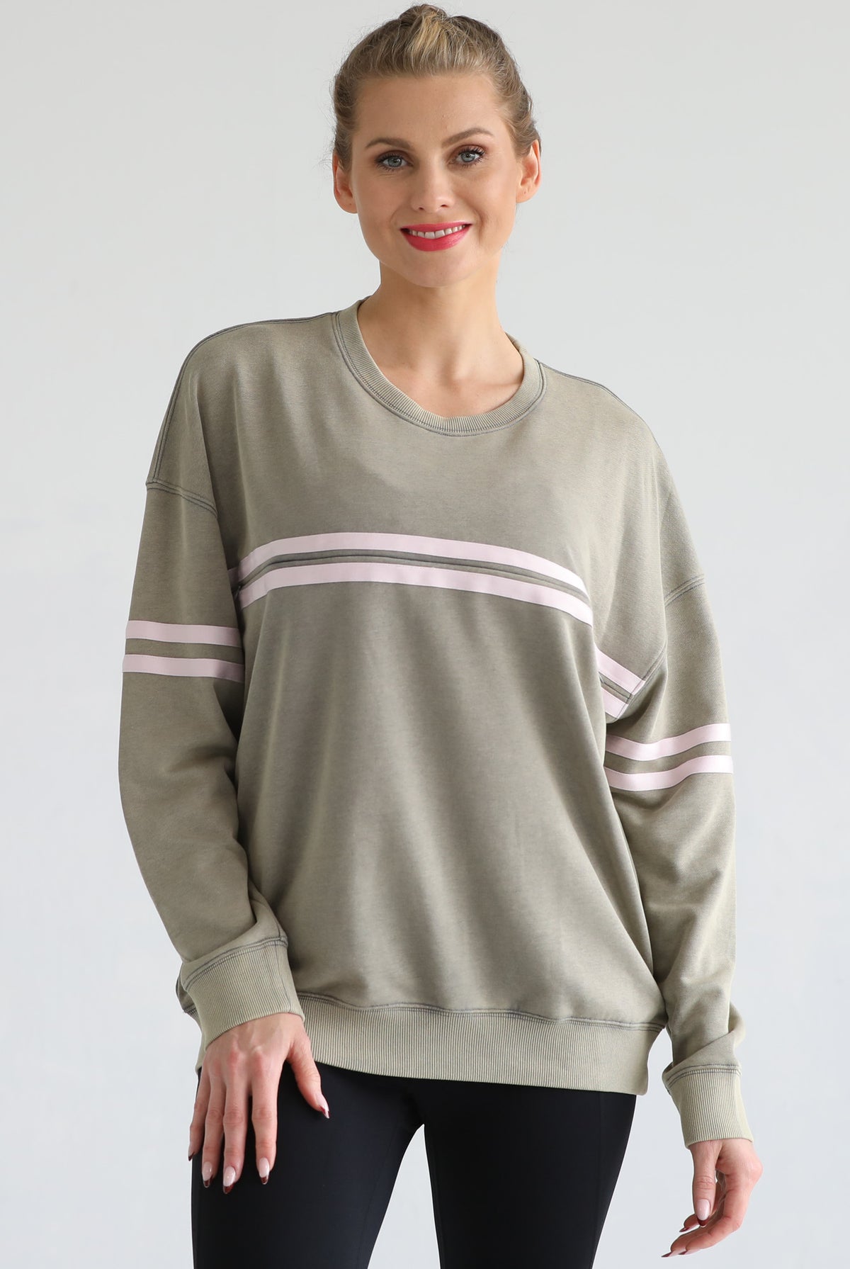 slouchy oversized nursing sweatshirt, sweat and milk