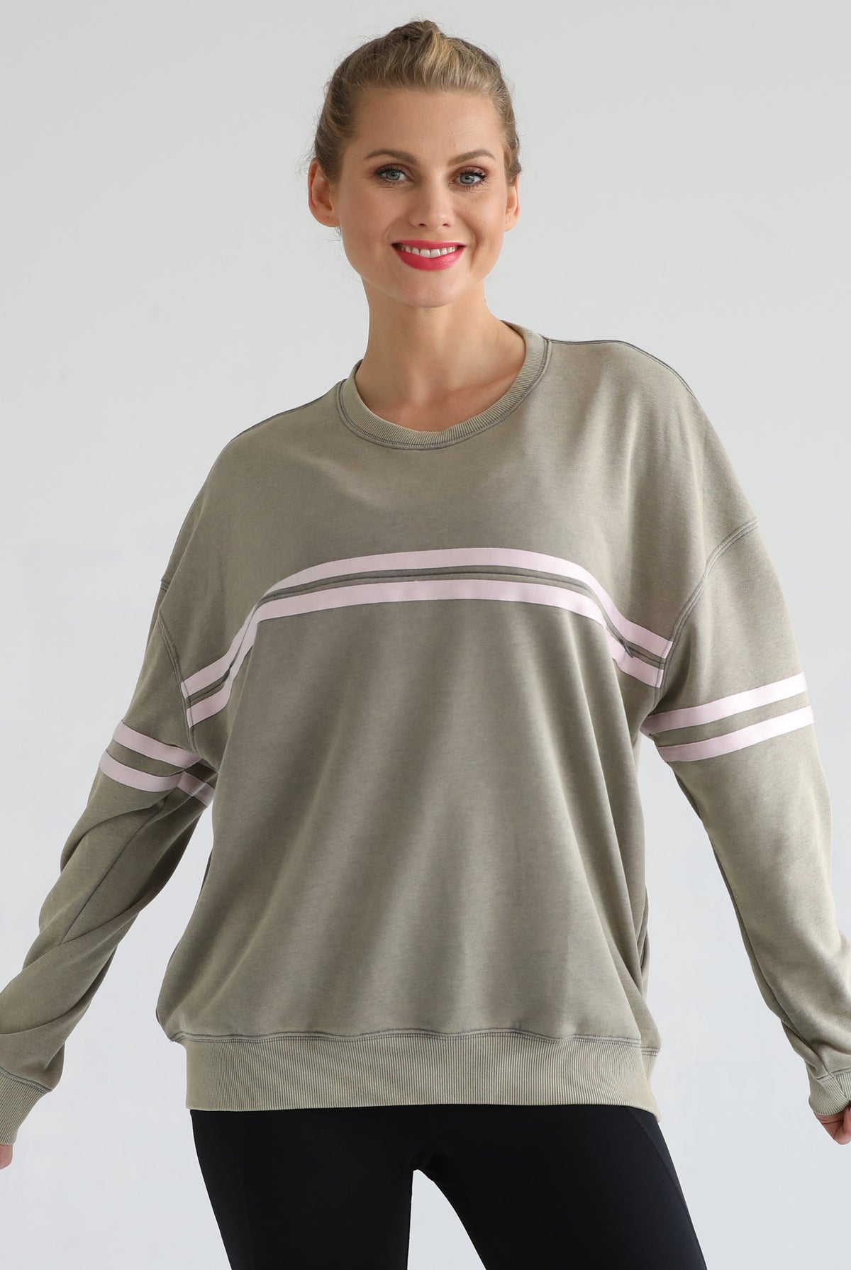 slouchy oversized nursing sweatshirt, sweat and milk