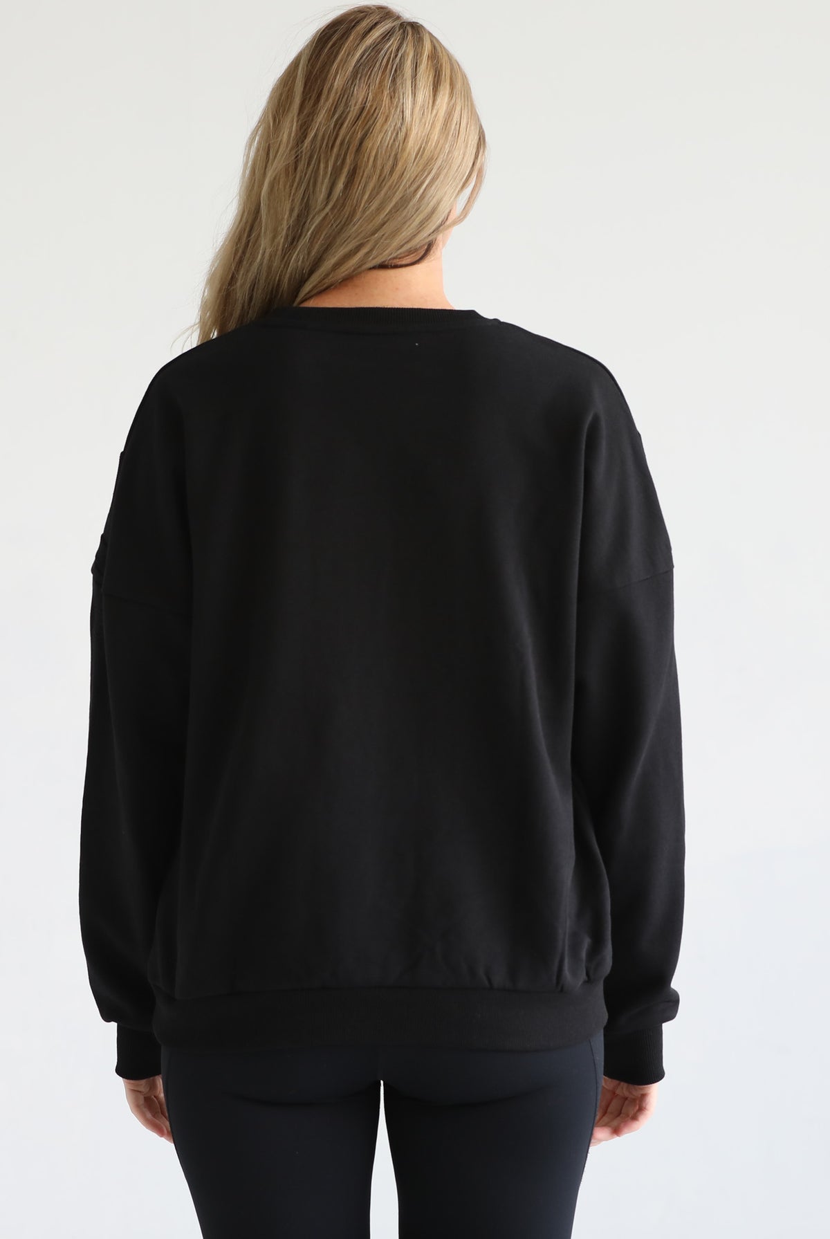 Oversized nursing pregnancy sweatshirt with zippers, sweat and milk