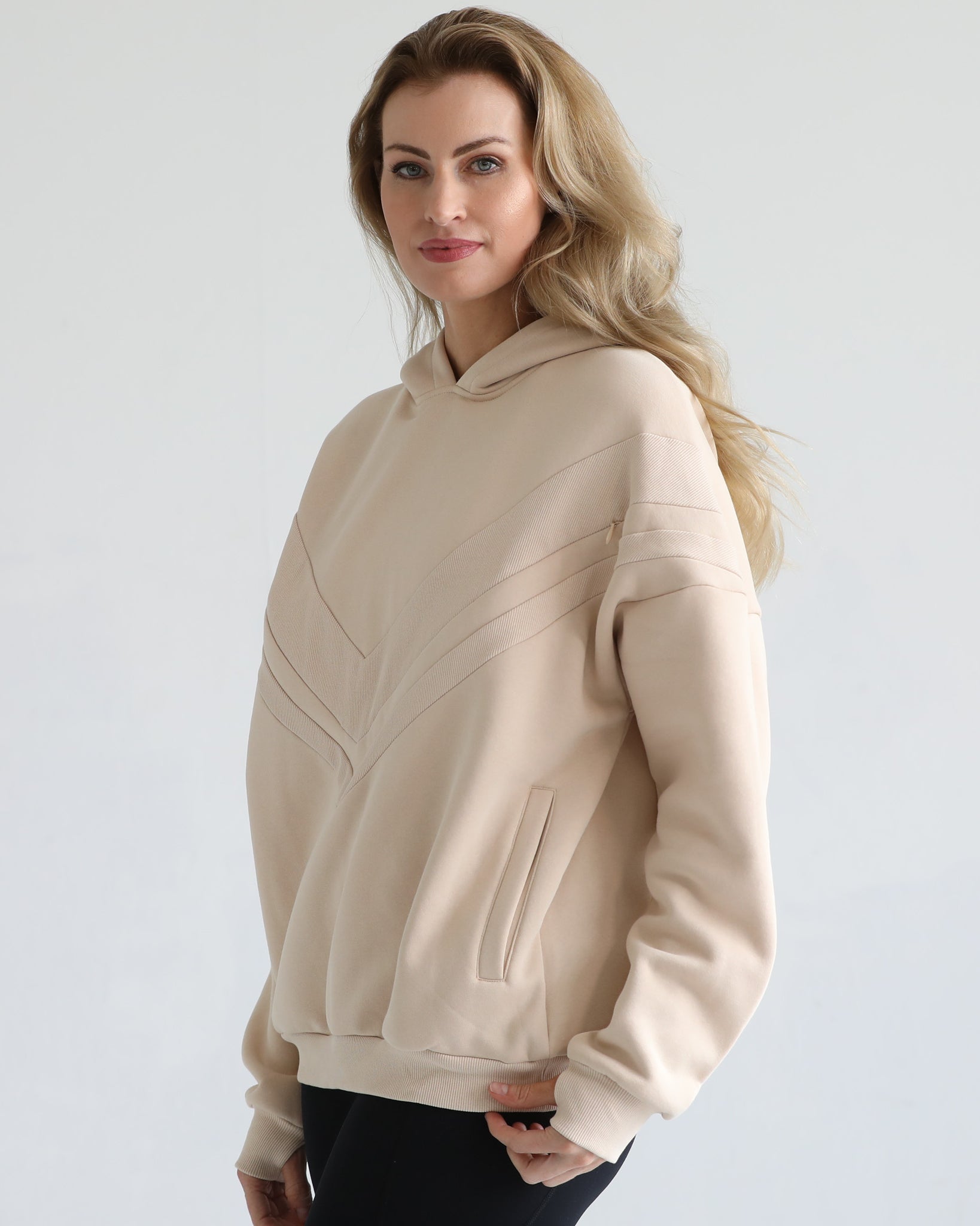 Oversized nursing and pregnancy hoodie, sweat and milk