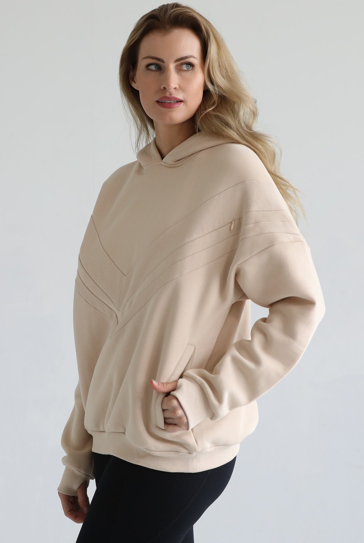 Oversized nursing and pregnancy hoodie, sweat and milk