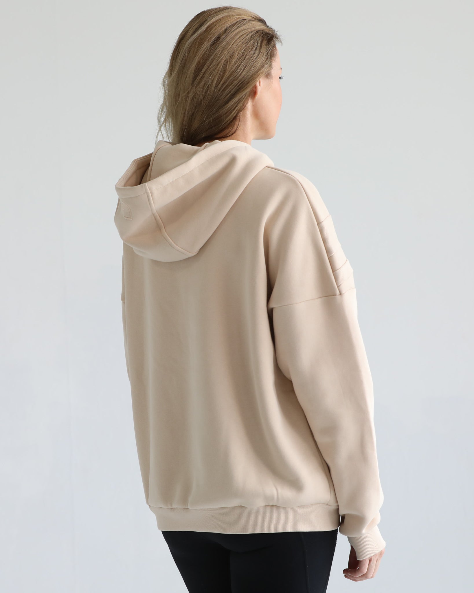 Oversized nursing and pregnancy hoodie, sweat and milk