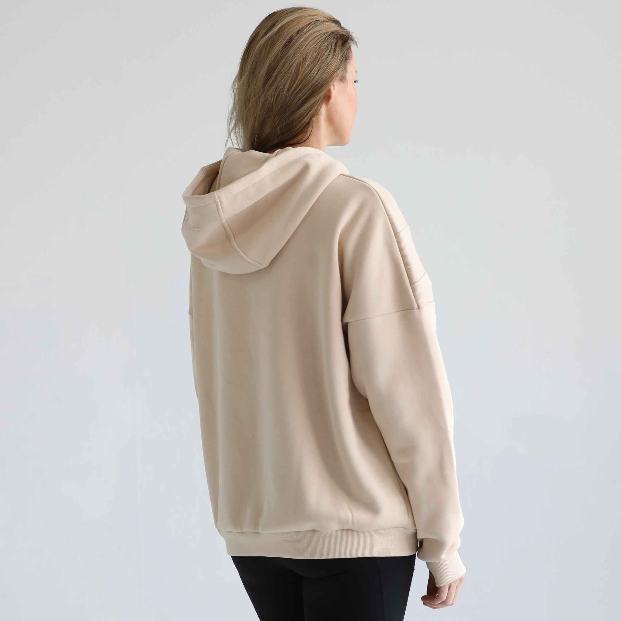 Oversized nursing and pregnancy hoodie, sweat and milk