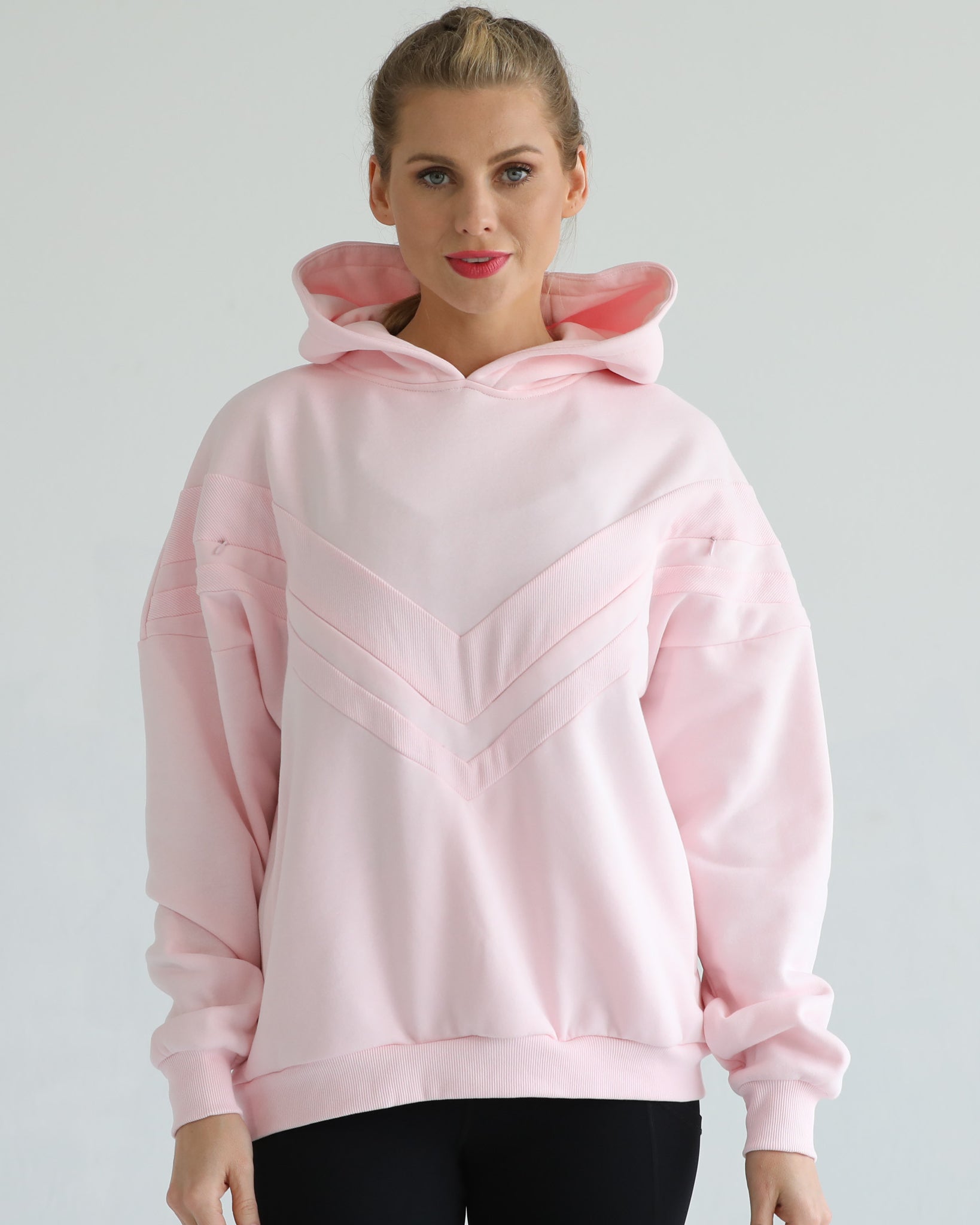 Oversized nursing and pregnancy hoodie, sweat and milk
