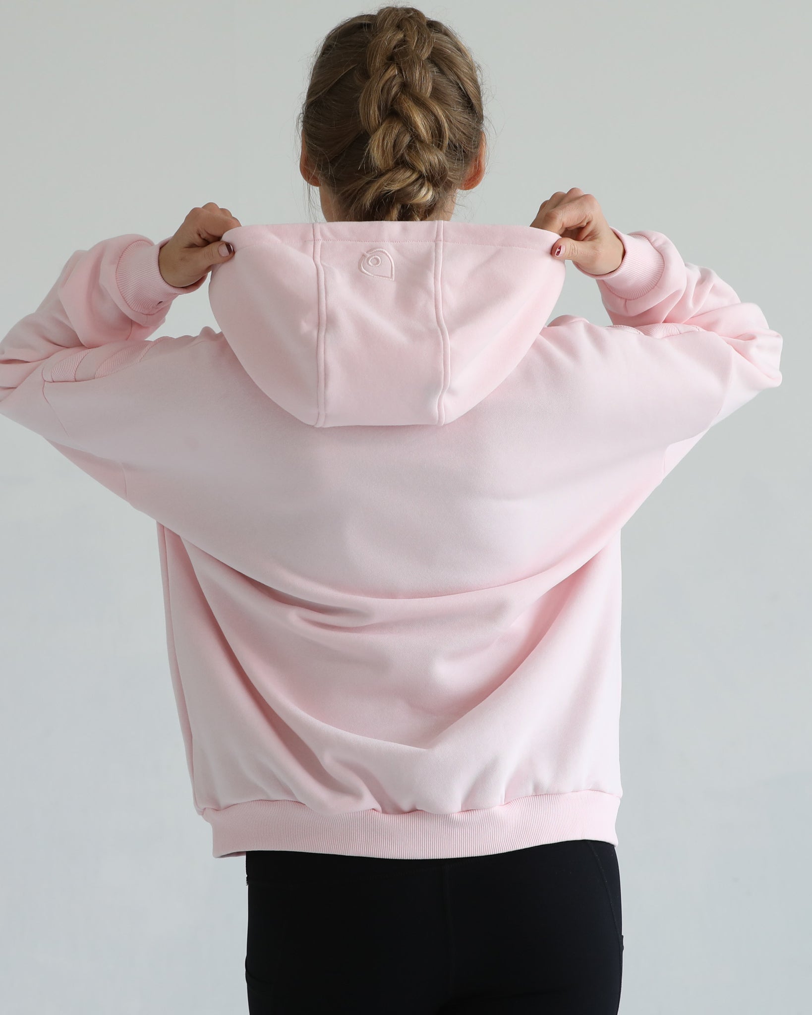 Oversized nursing and pregnancy hoodie, sweat and milk
