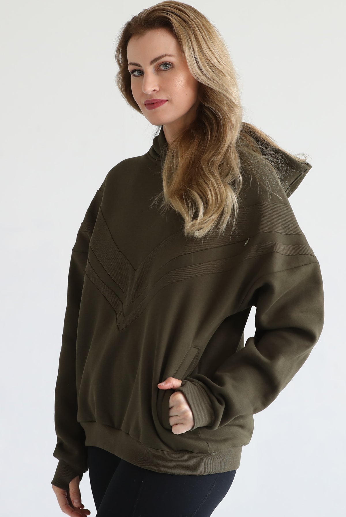 Oversized nursing and pregnancy hoodie, sweat and milk