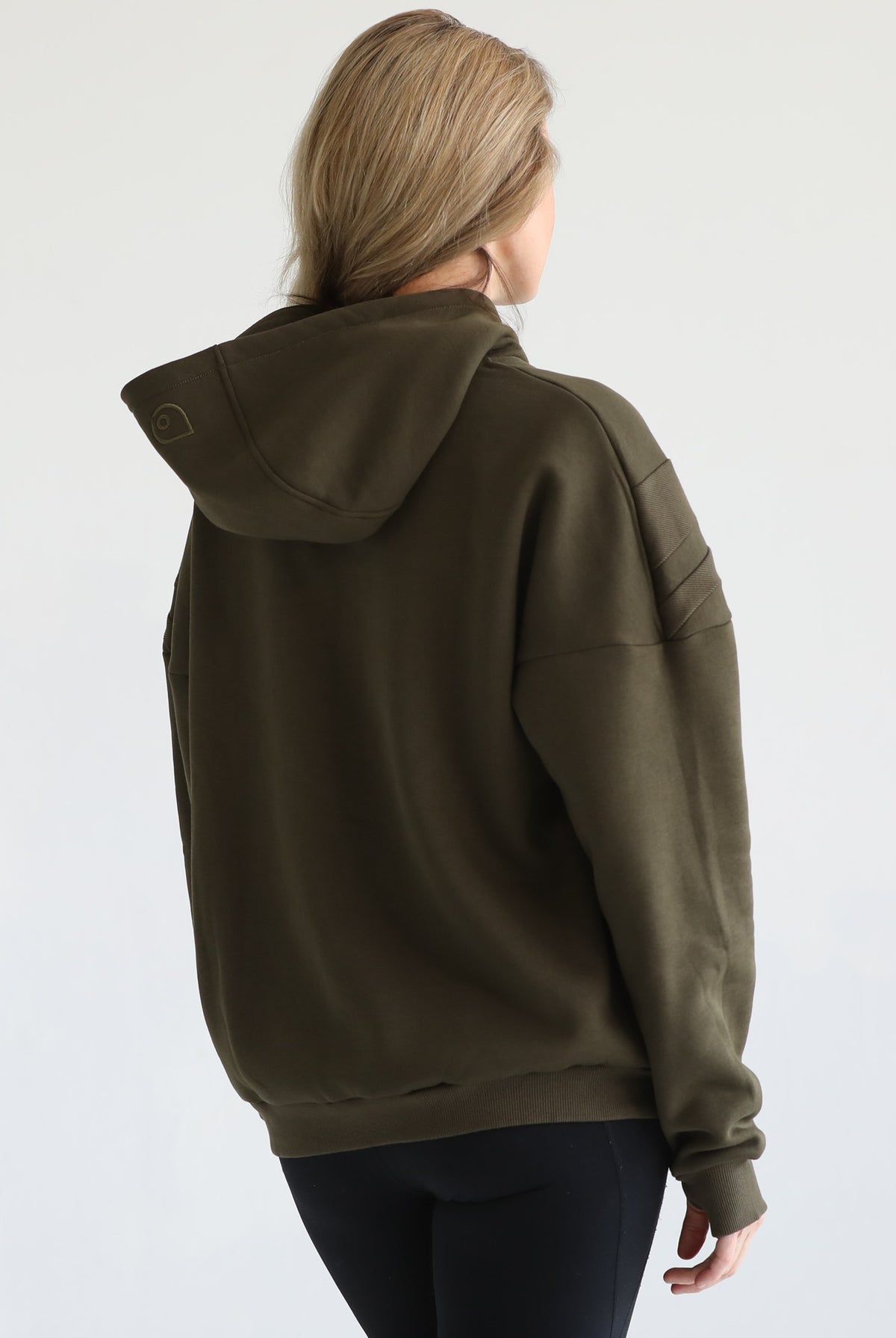 Oversized nursing and pregnancy hoodie, sweat and milk