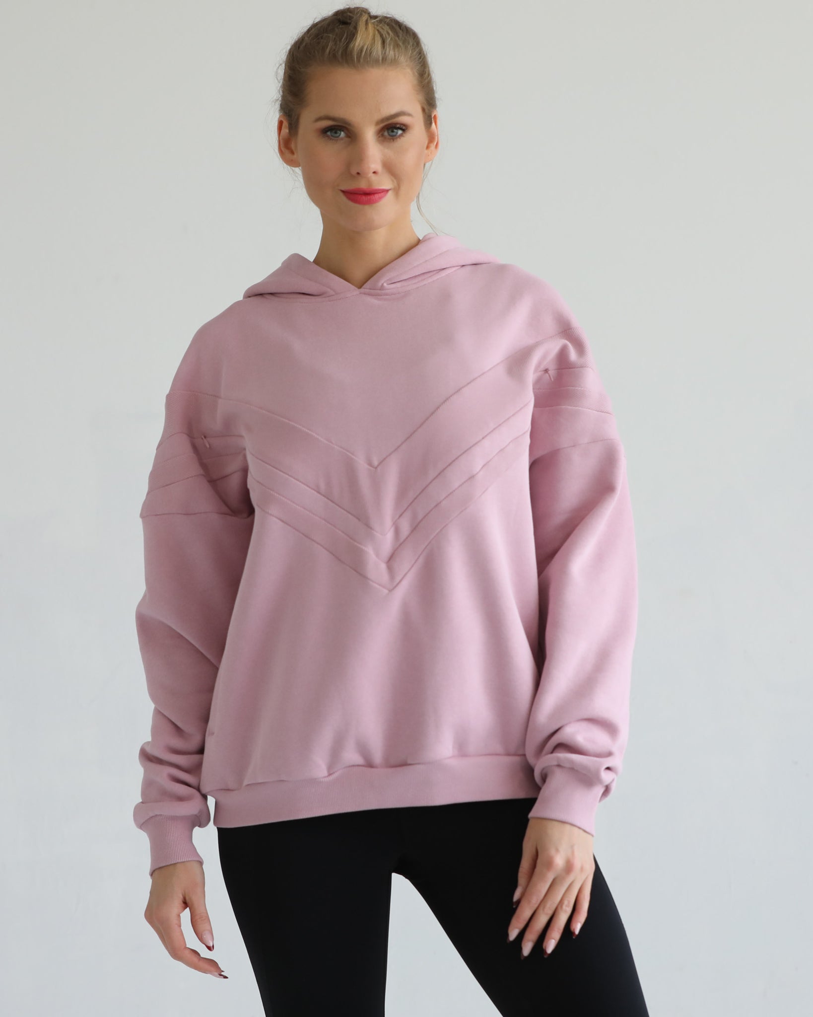 Oversized nursing and pregnancy hoodie, sweat and milk
