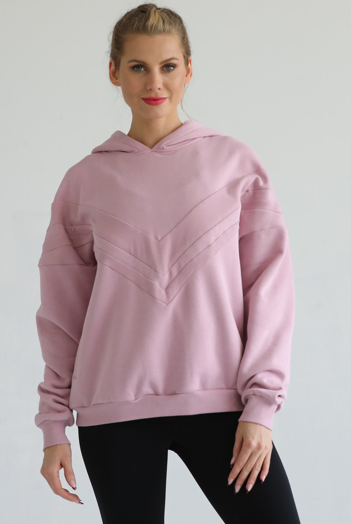 Oversized nursing and pregnancy hoodie, sweat and milk
