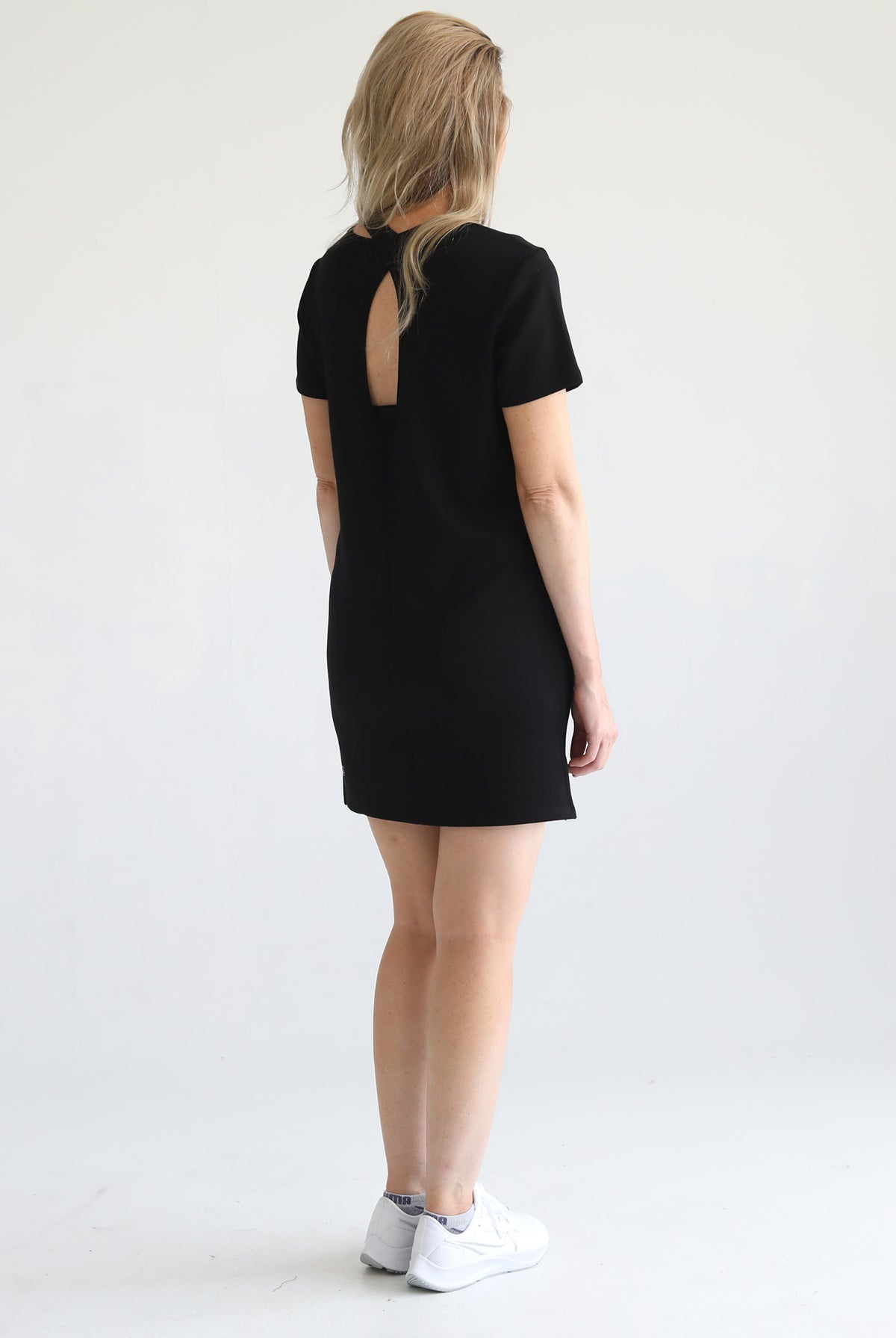 Nursing Tshirt Dress with zippers, Sweat and Milk