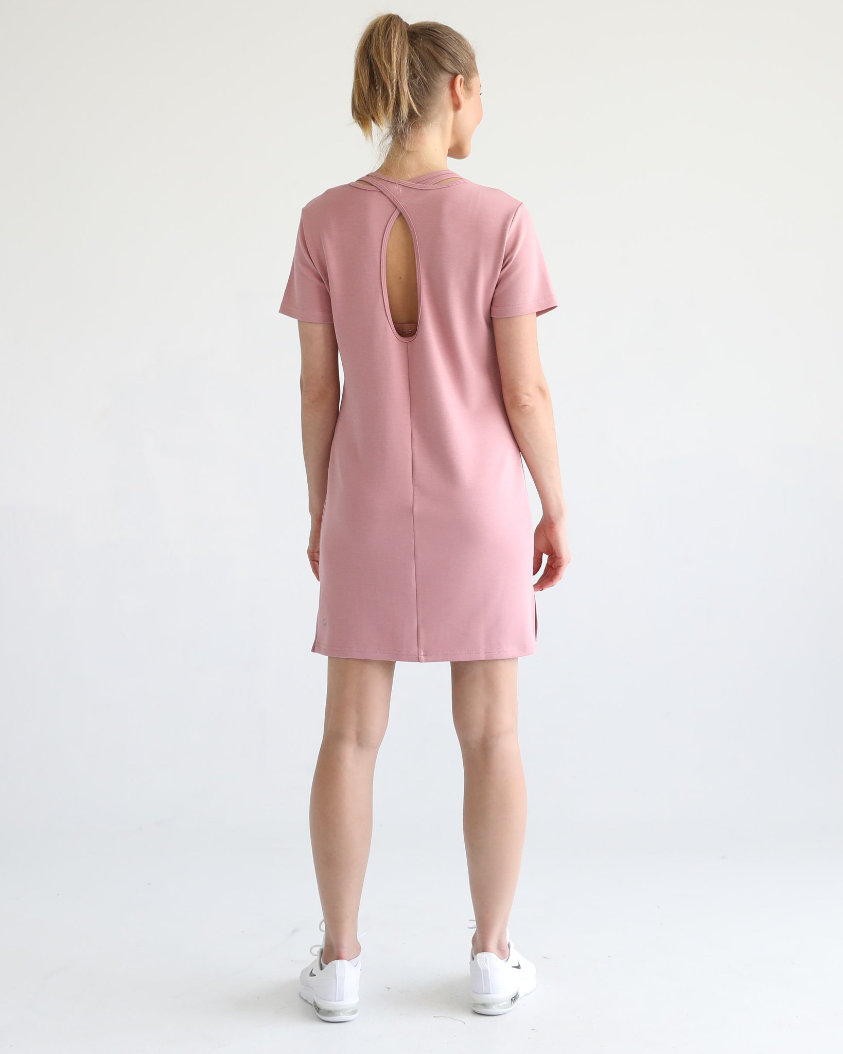 Nursing Tshirt Dress with zippers, Sweat and Milk