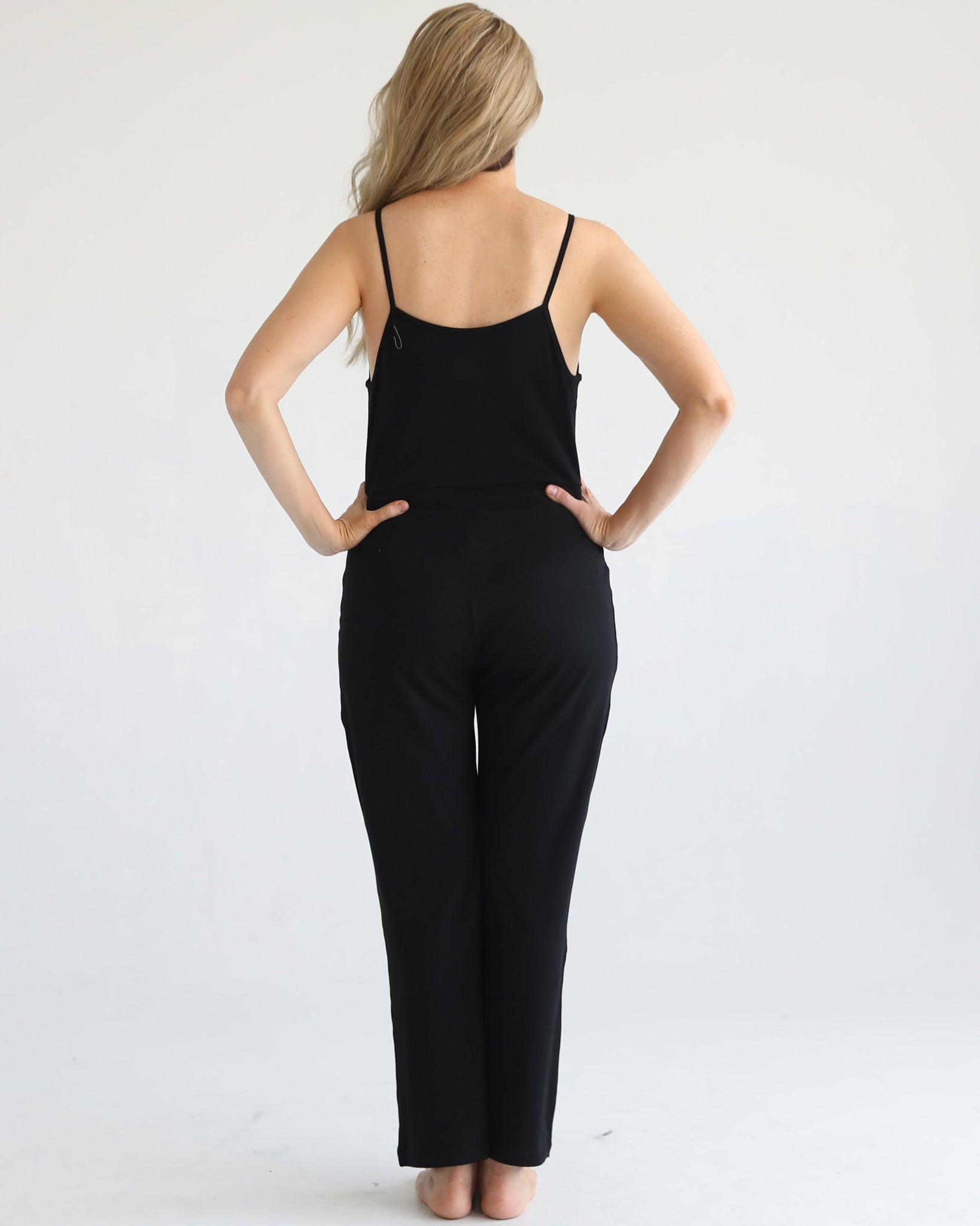 Nursing friendly jump suit, wide legged, sweat and milk