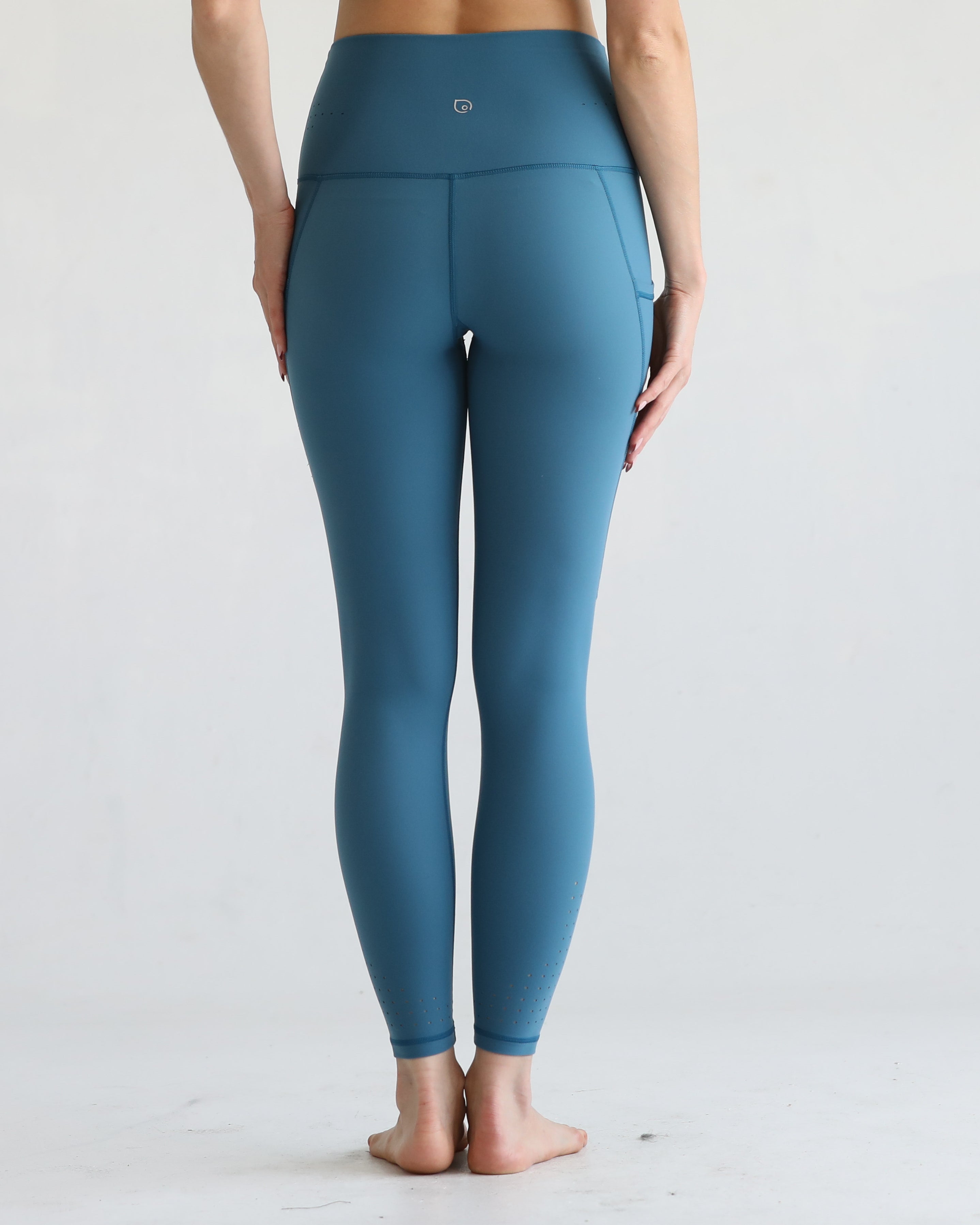 postpartum yoga leggings with pockets, sweat and milk