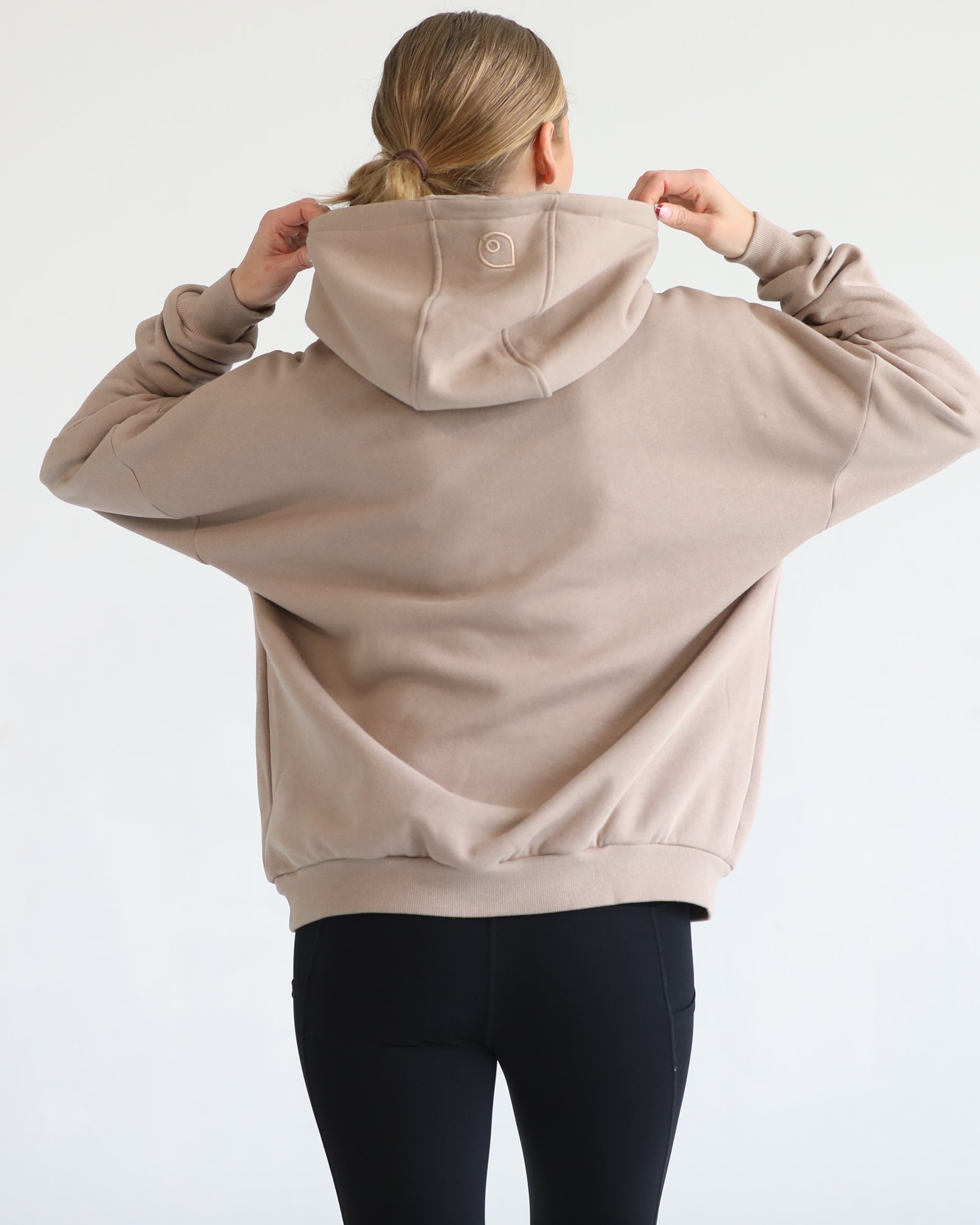 Oversized nursing and pregnancy hoodie, sweat and milk
