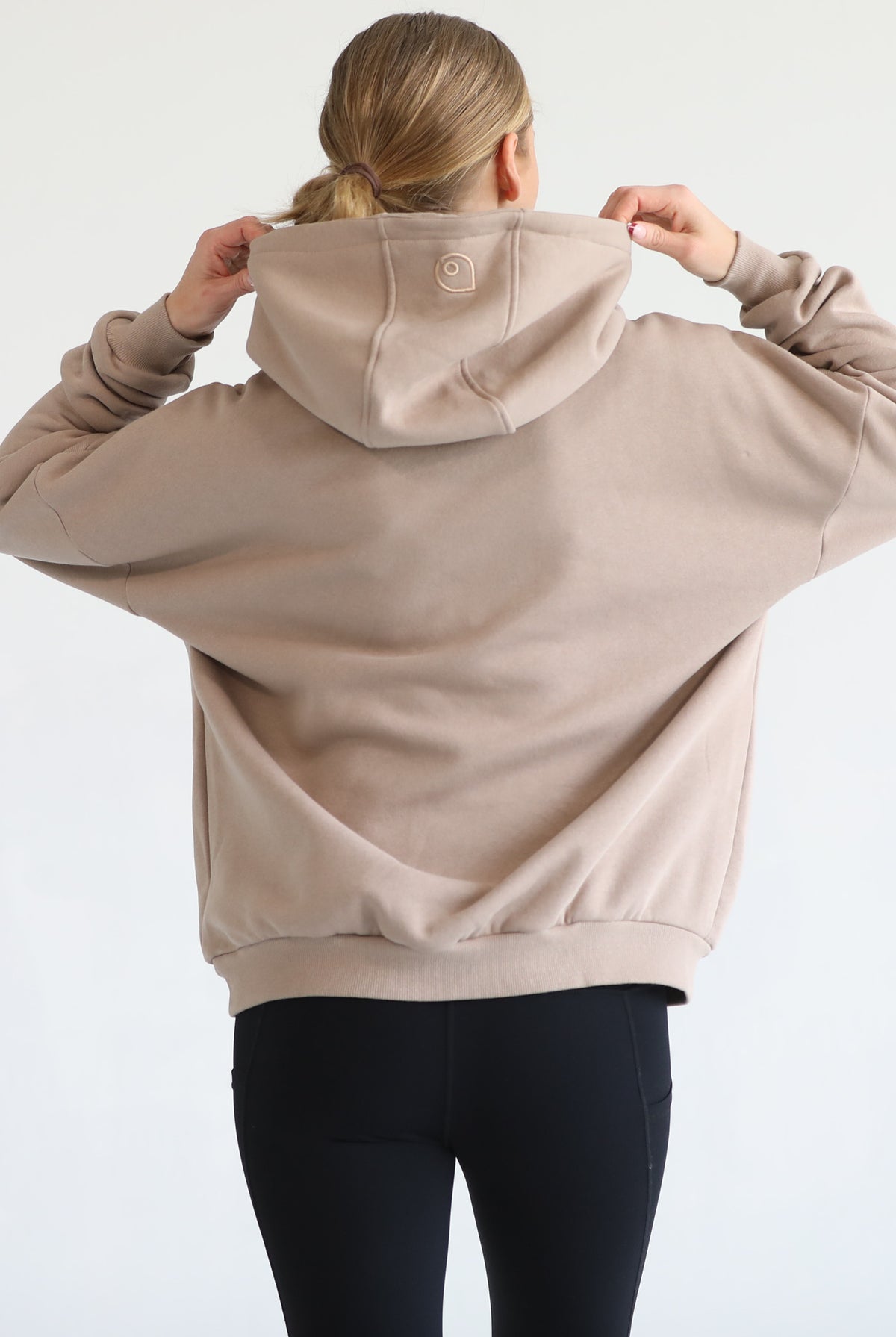 Oversized nursing and pregnancy hoodie, sweat and milk