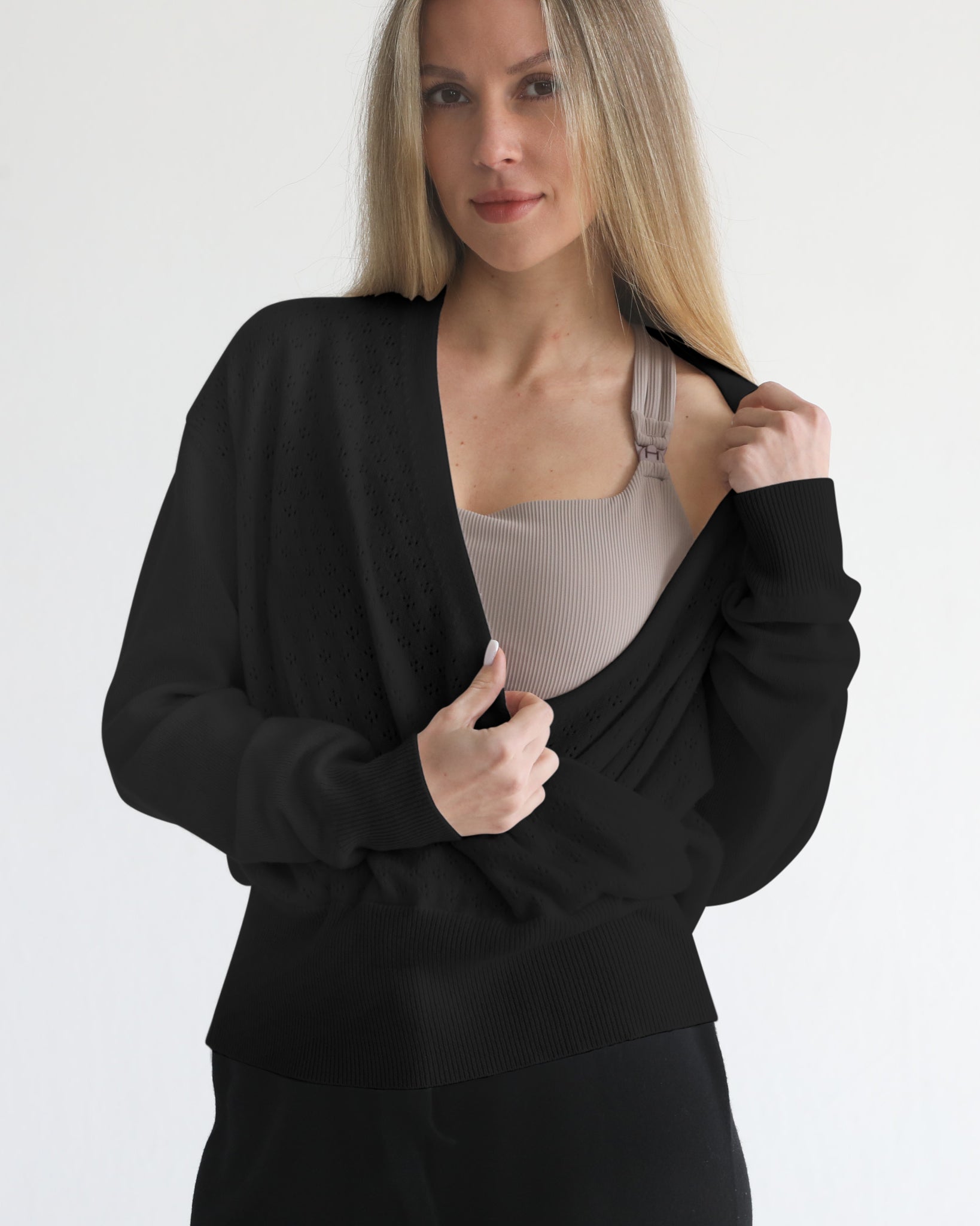 nursing cashmere sweater