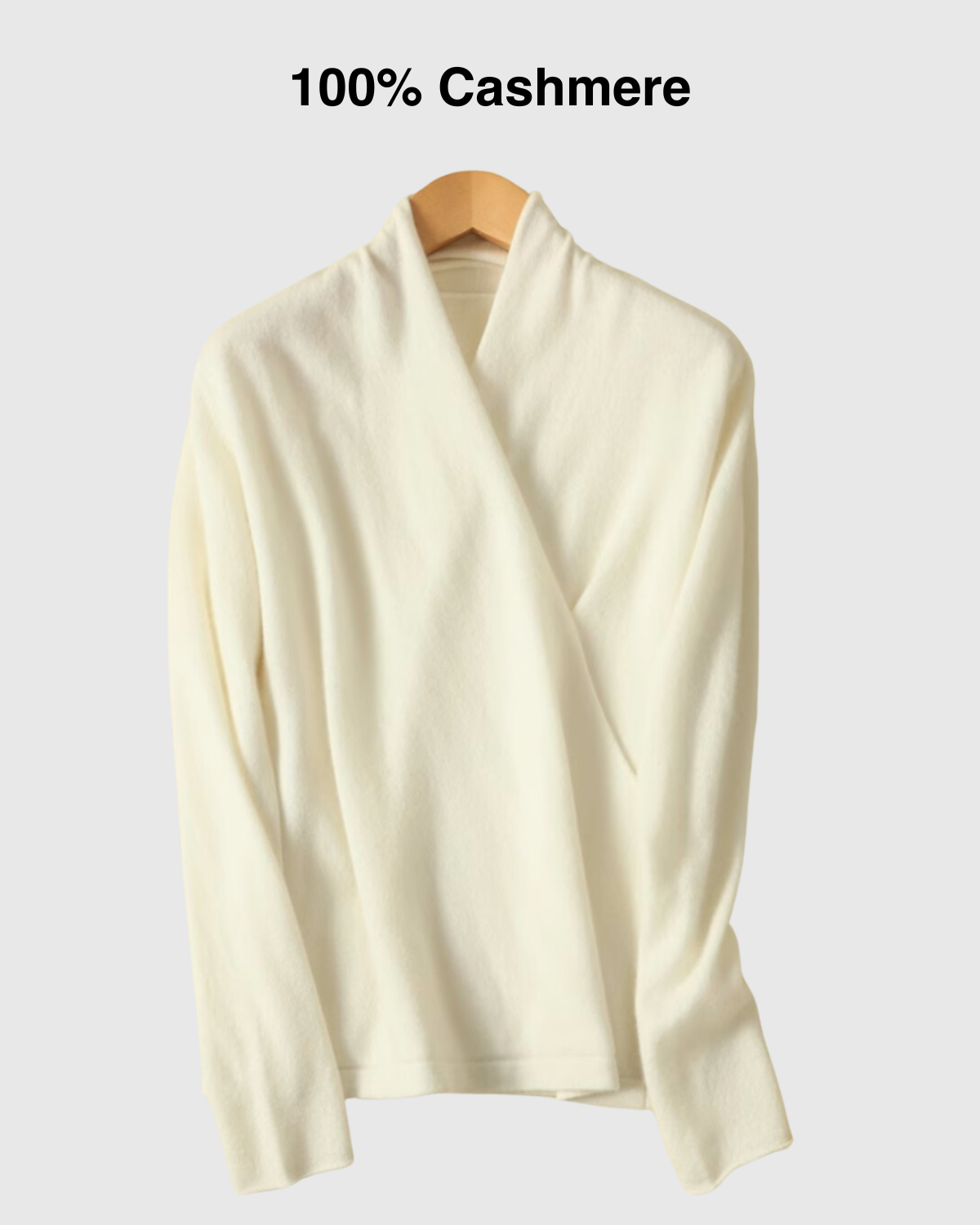 100% cashmere wrap sweater nursing