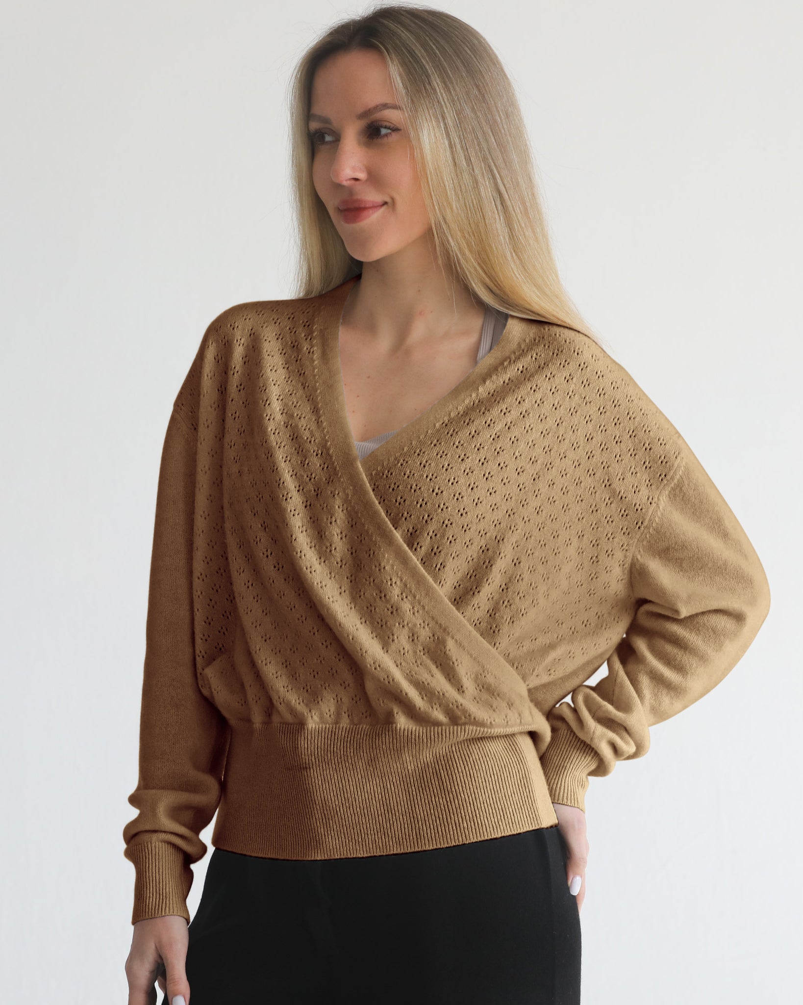 nursing cashmere sweater