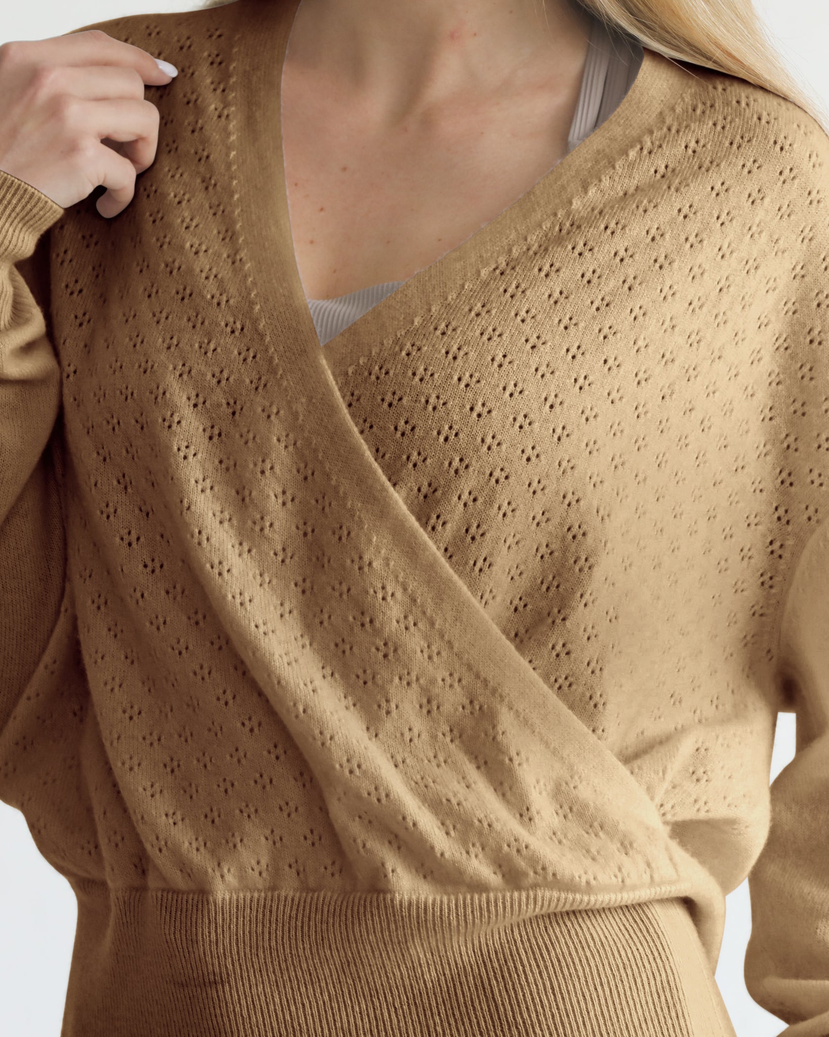 nursing cashmere sweater