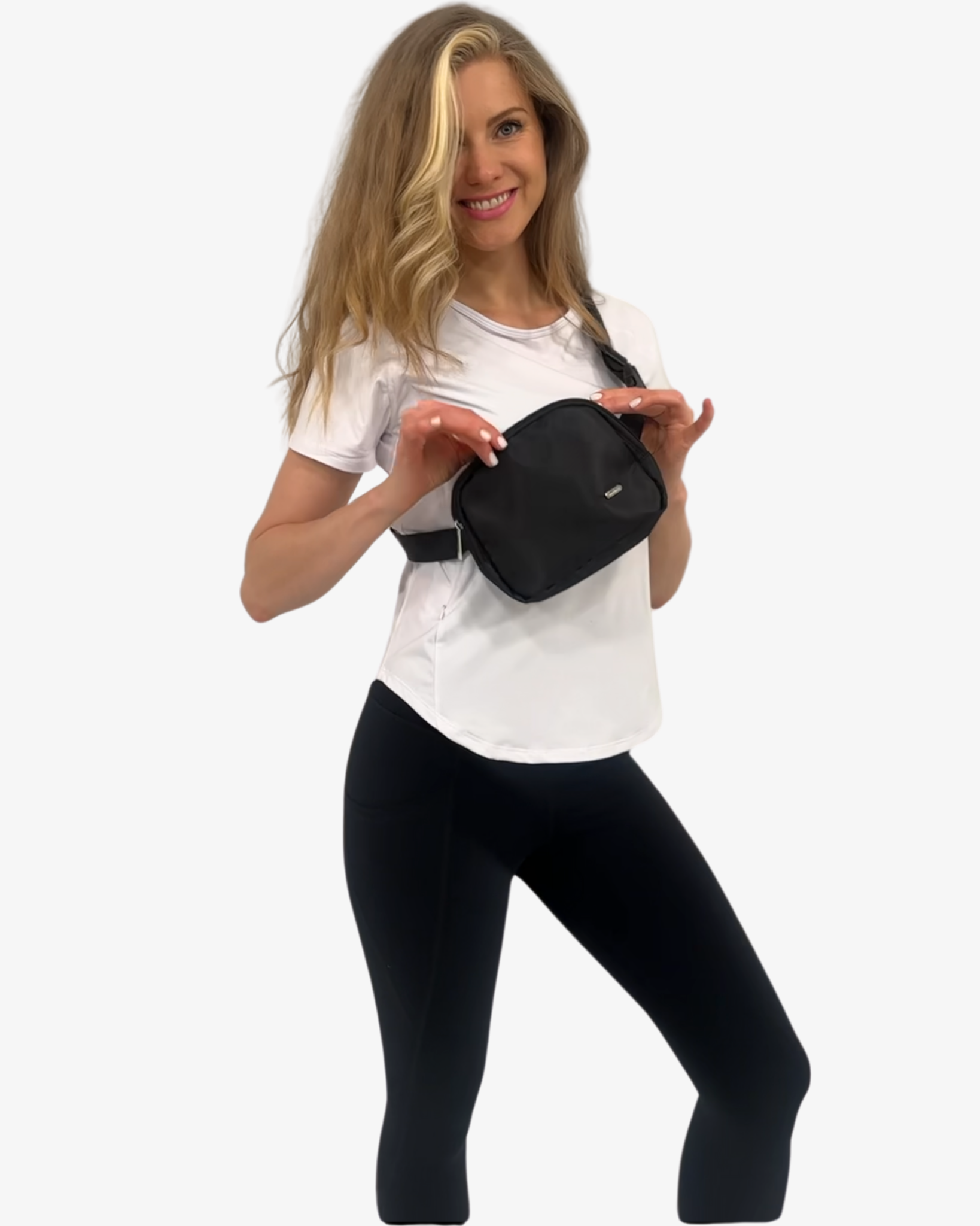 belt bag, sweat and milk