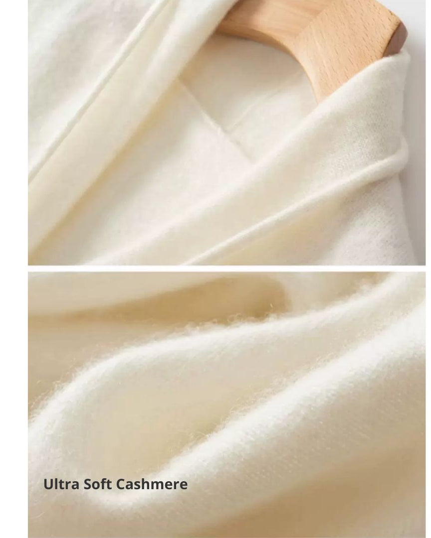 100% cashmere wrap sweater nursing