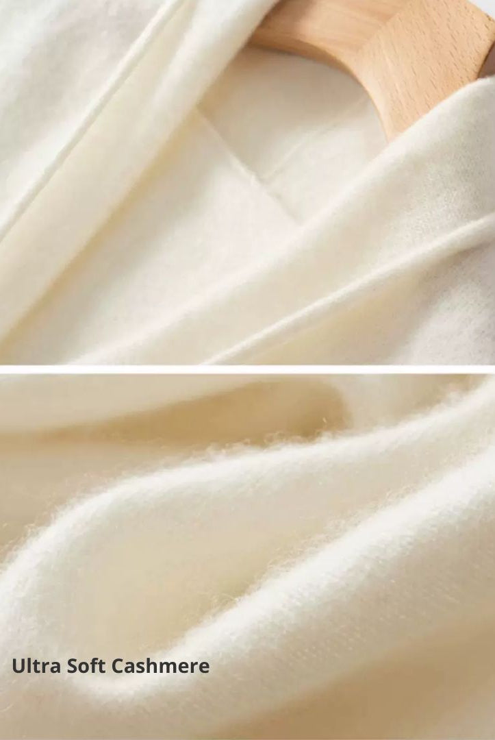 100% cashmere wrap sweater nursing