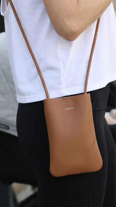 Velea crossbody mini bag, sweat and milk
