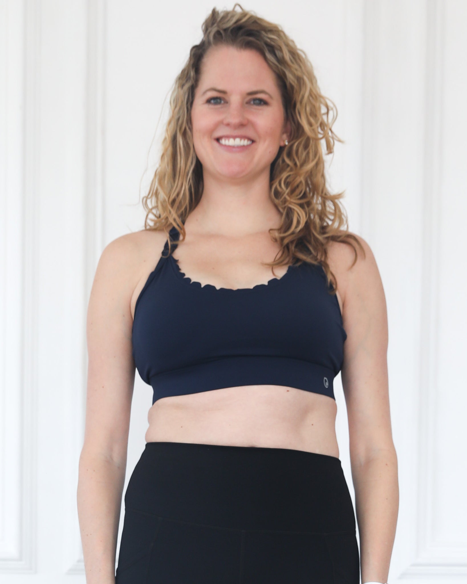 Lucie Nursing Sports Bra, High Impact, Supportive, largest chest, running, navy, Sweat and Milk