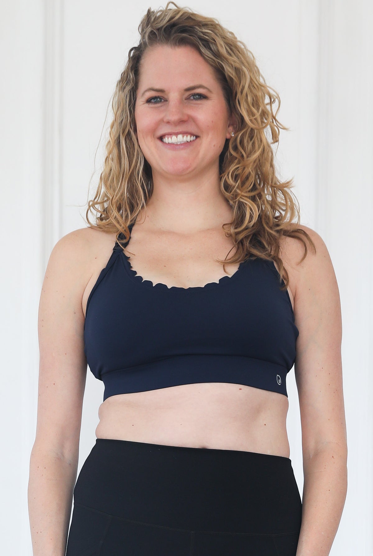 Lucie Nursing Sports Bra, High Impact, Supportive, largest chest, running, navy, Sweat and Milk