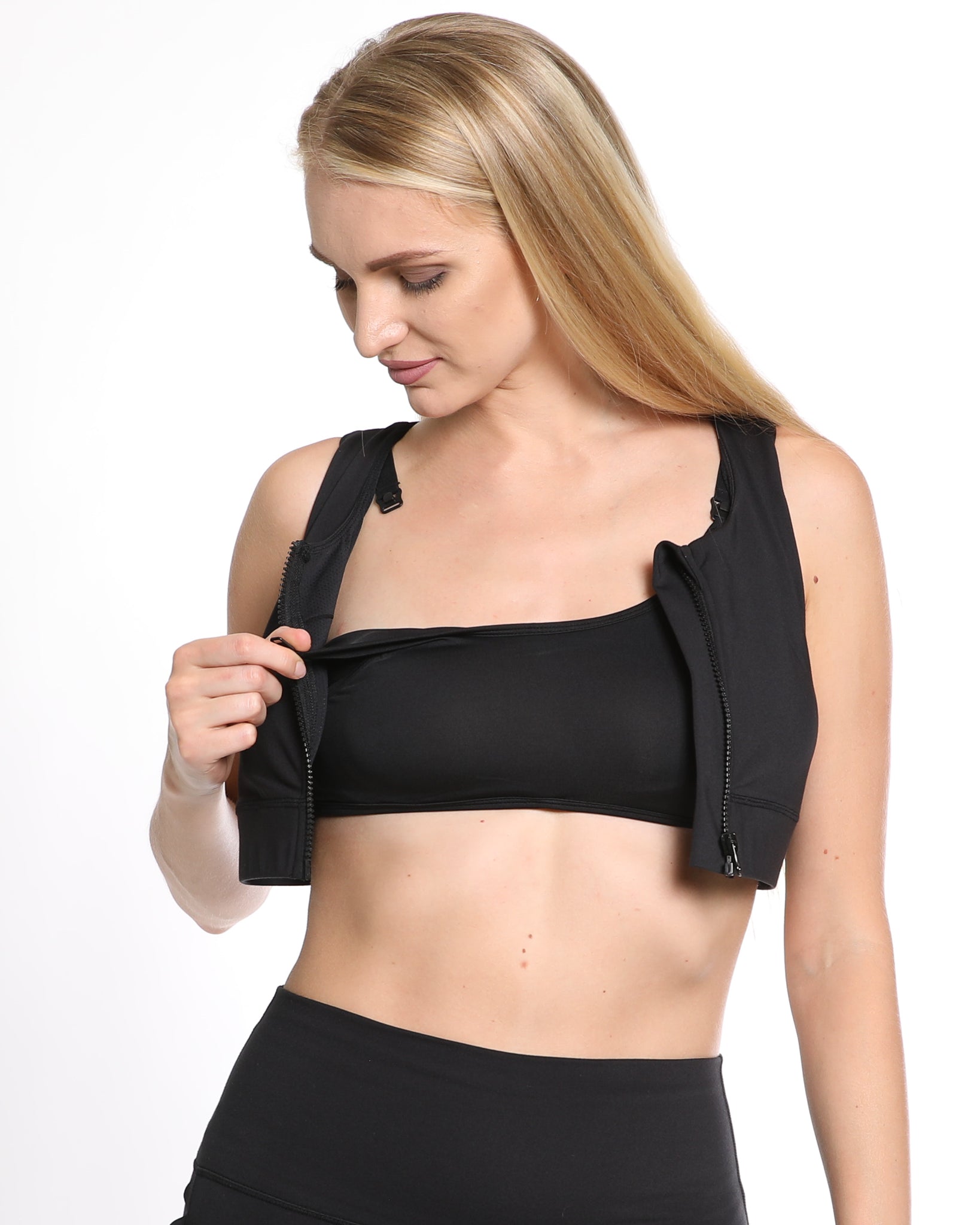 Capucine 2 nursing and hands free pumping nursing sports bra, high impact, high coverage - Sweat and Milk