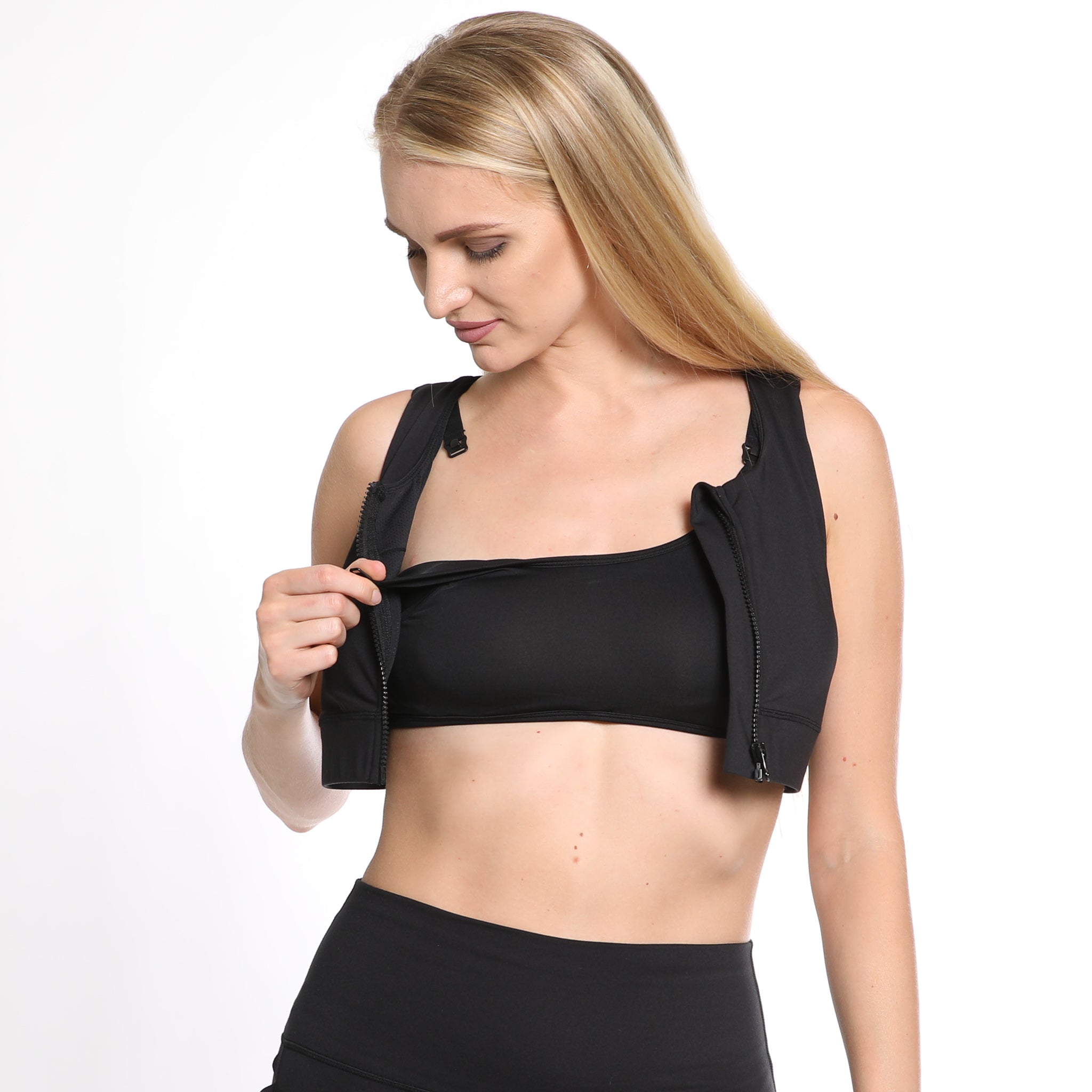 Capucine 2 nursing and hands free pumping nursing sports bra, high impact, high coverage - Sweat and Milk