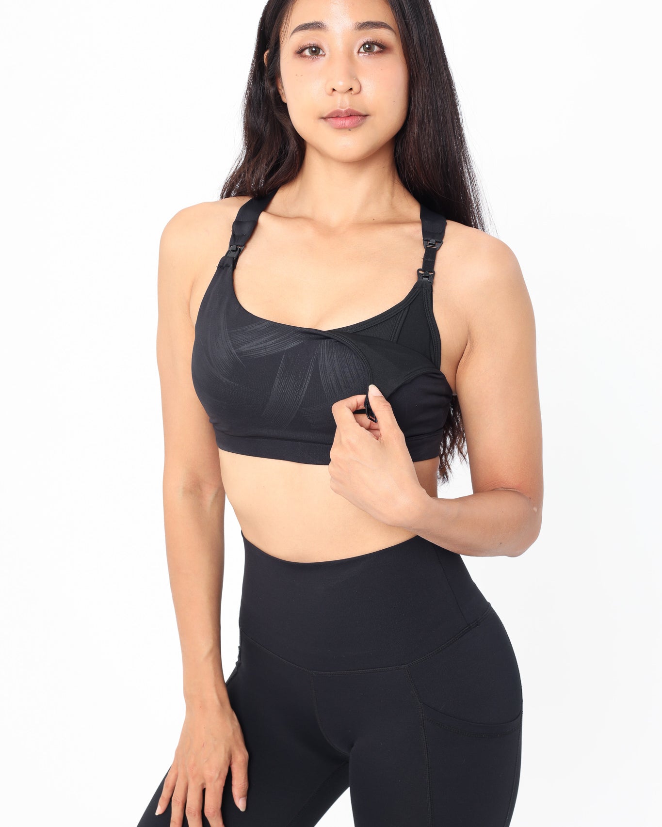 Venice 2 High Impact Nursing and pumping Sports Bra, clip down nursing bra, large cups, big chested, adjustable, Sweat and Milk