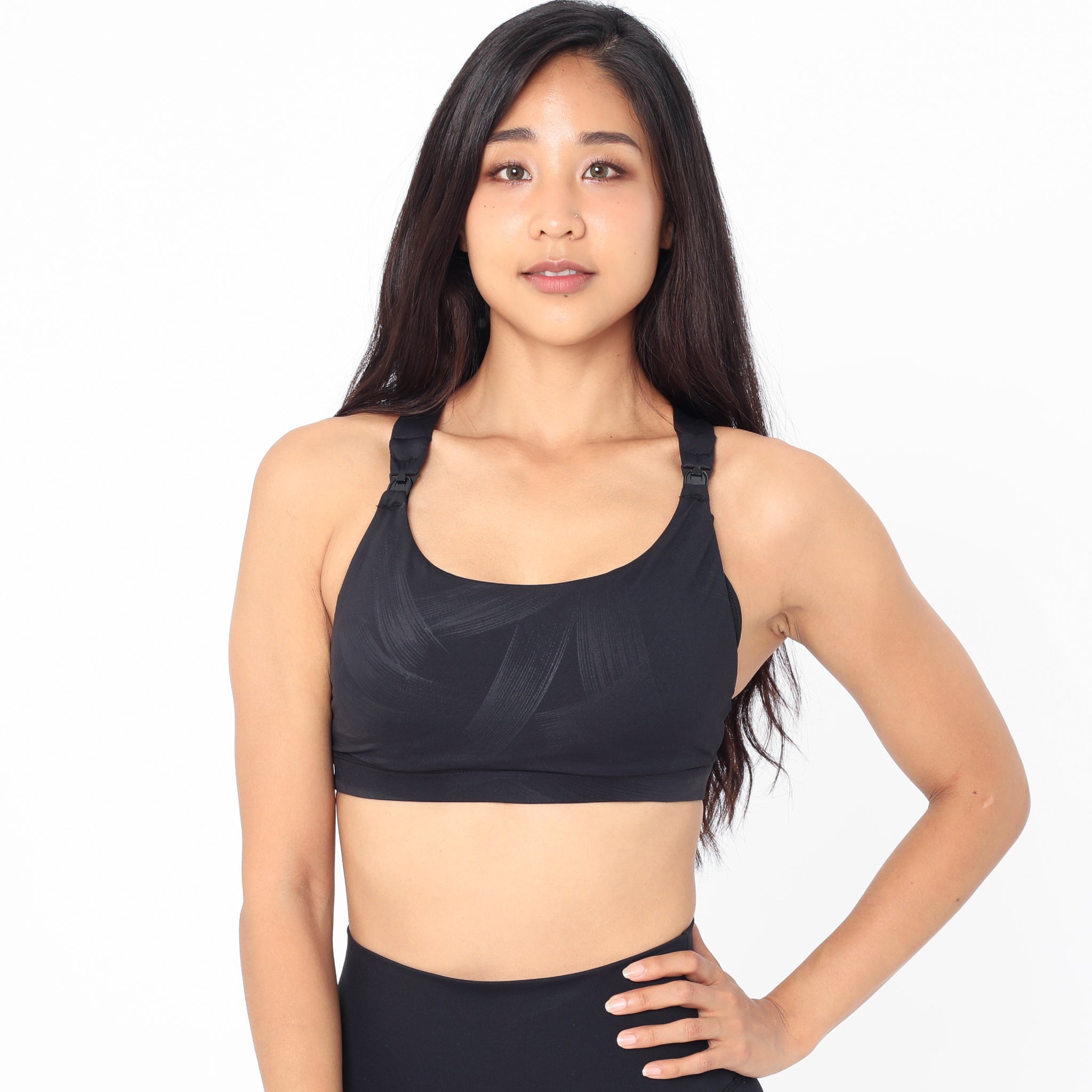 Venice 2 High Impact Nursing and pumping Sports Bra, clip down nursing bra, large cups, adjustable, Sweat and Milk