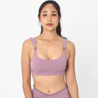 Madison Nursing Sports Bra, Medium Impact, Supportive, largest chest, running, lavender