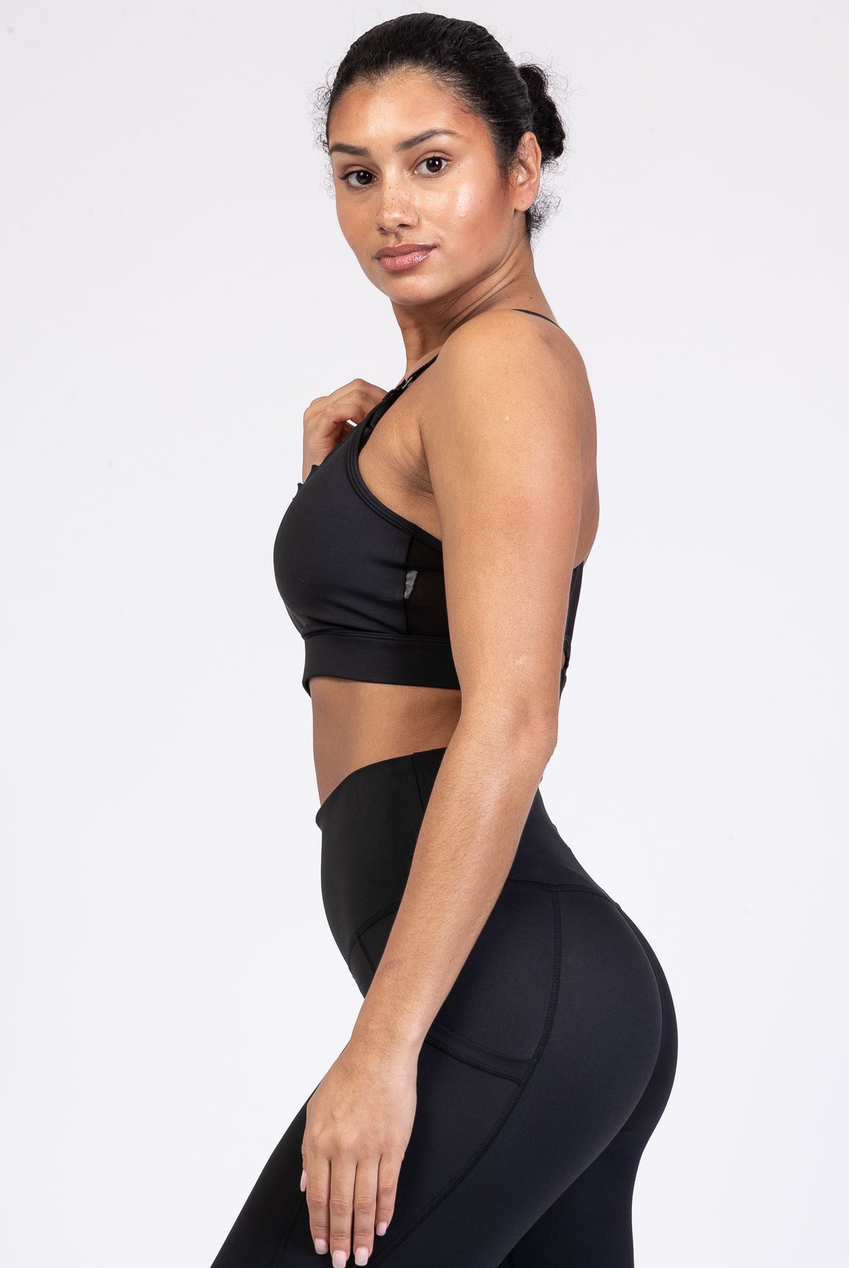 Lucie Nursing Sports Bra, High Impact, Supportive, largest chest, running, black