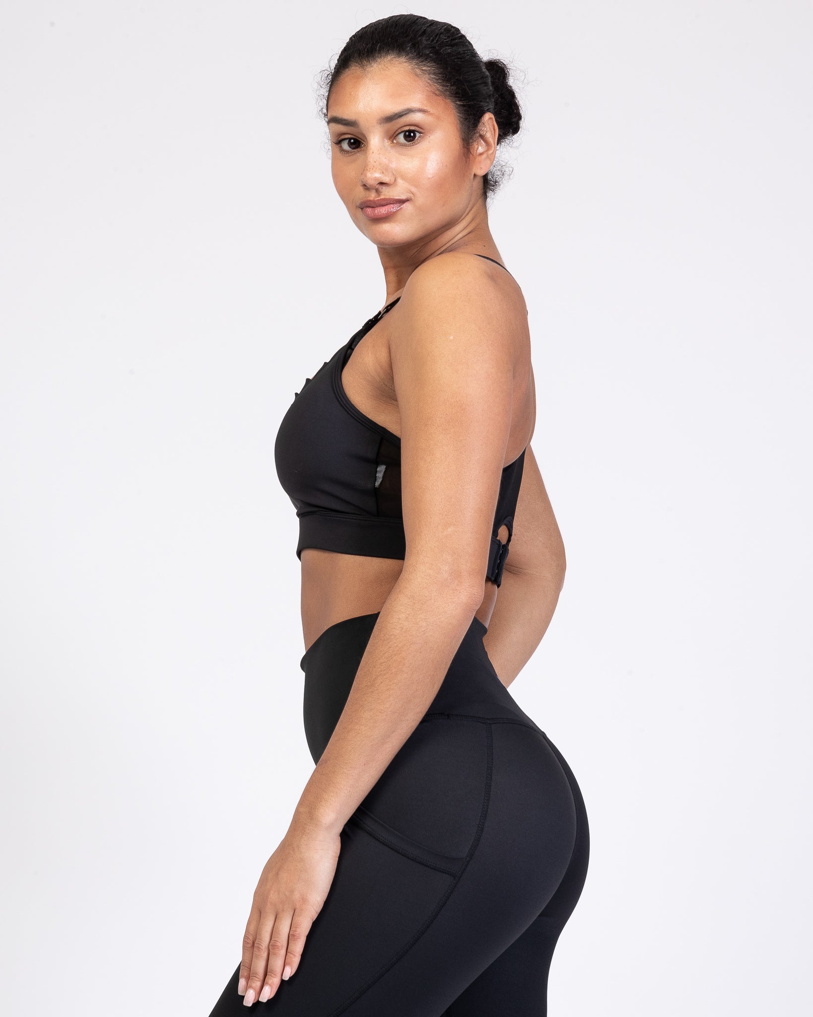 Lucie Nursing Sports Bra, High Impact, Supportive, largest chest, running, black