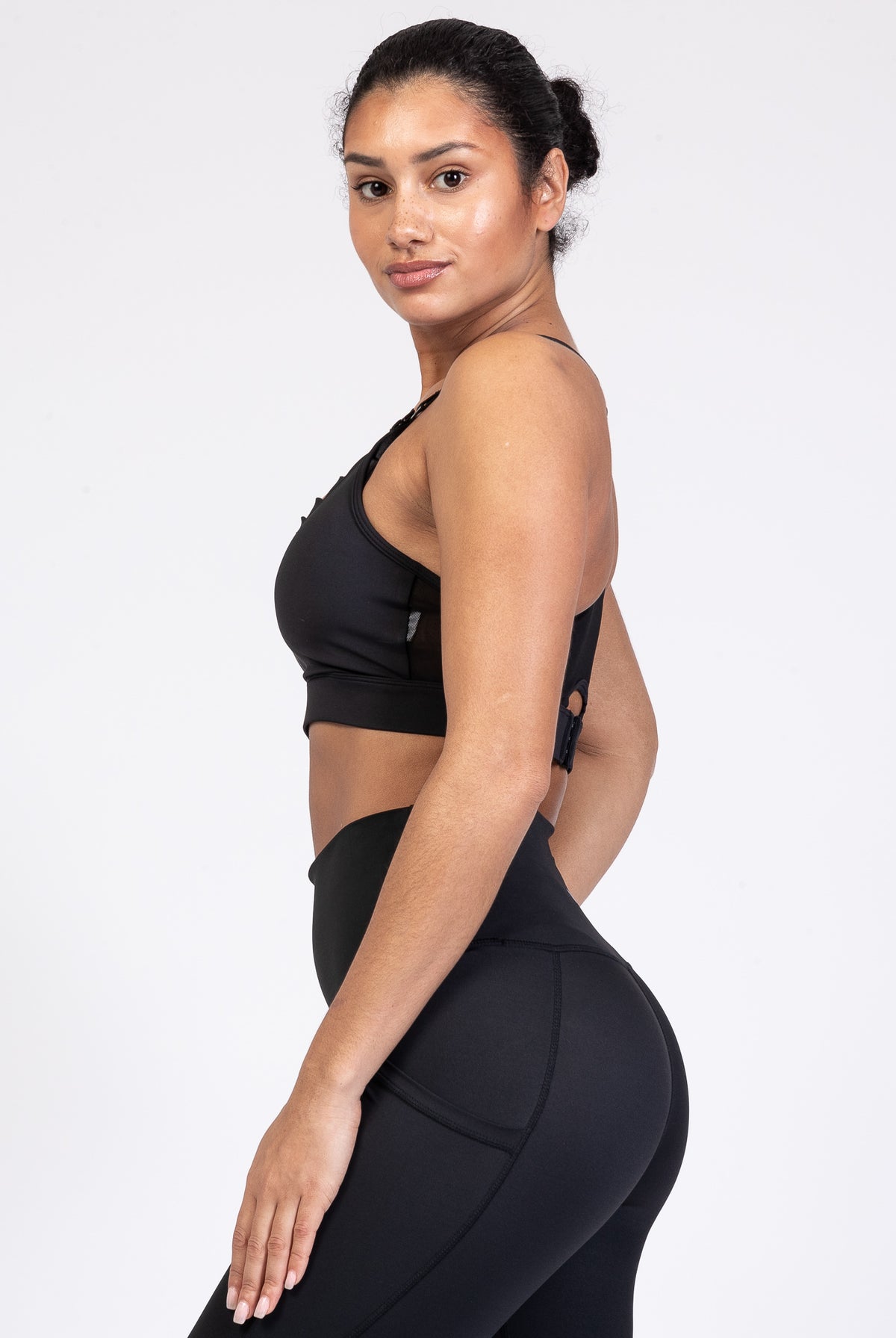 Lucie Nursing Sports Bra, High Impact, Supportive, largest chest, running, black