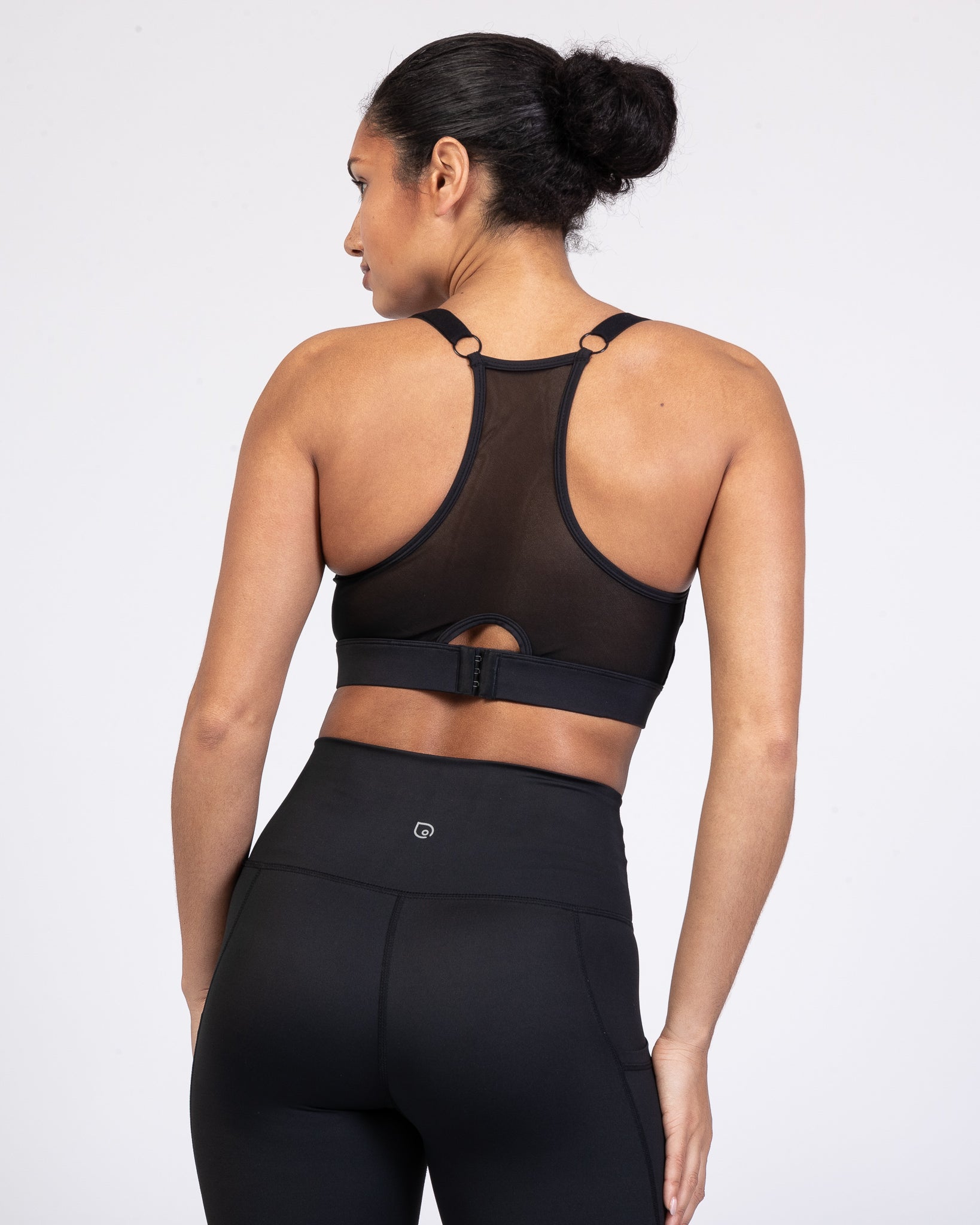 Lucie Nursing Sports Bra, High Impact, Supportive, largest chest, running, black