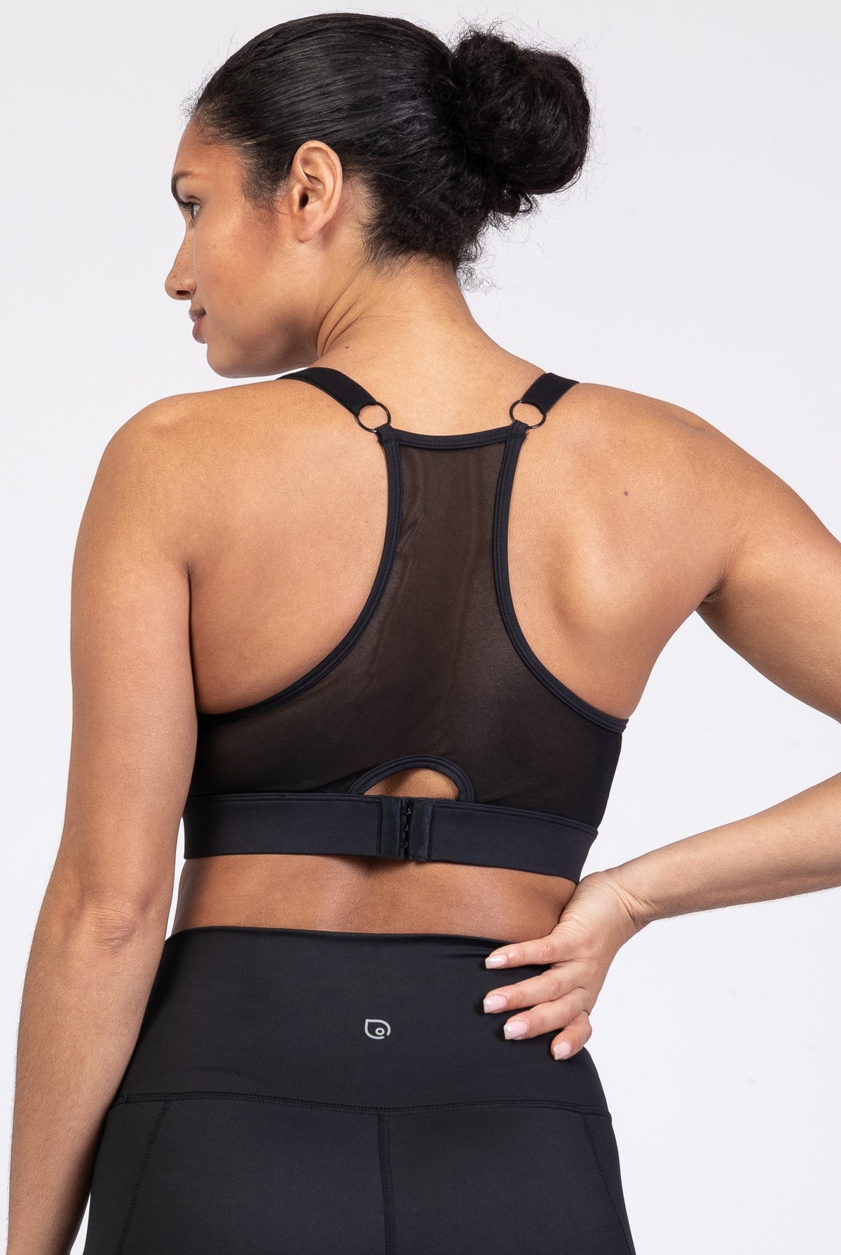 Lucie Nursing Sports Bra, High Impact, Supportive, largest chest, running, black