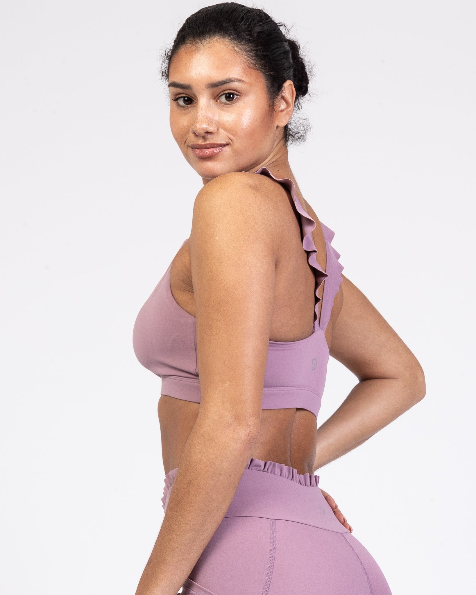 Madison Nursing Sports Bra, Medium Impact, Supportive, largest chest, running, lavender