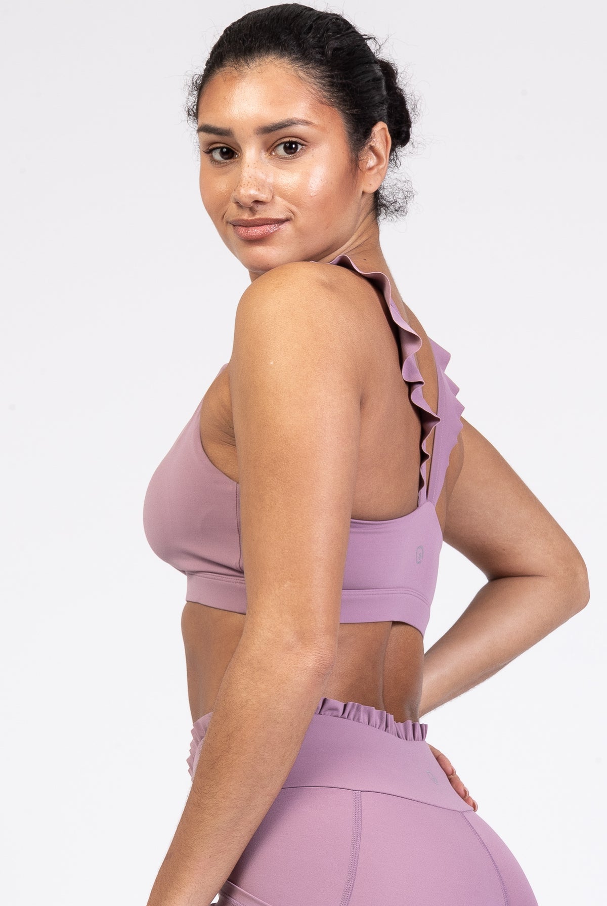 Madison Nursing Sports Bra, Medium Impact, Supportive, largest chest, running, lavender