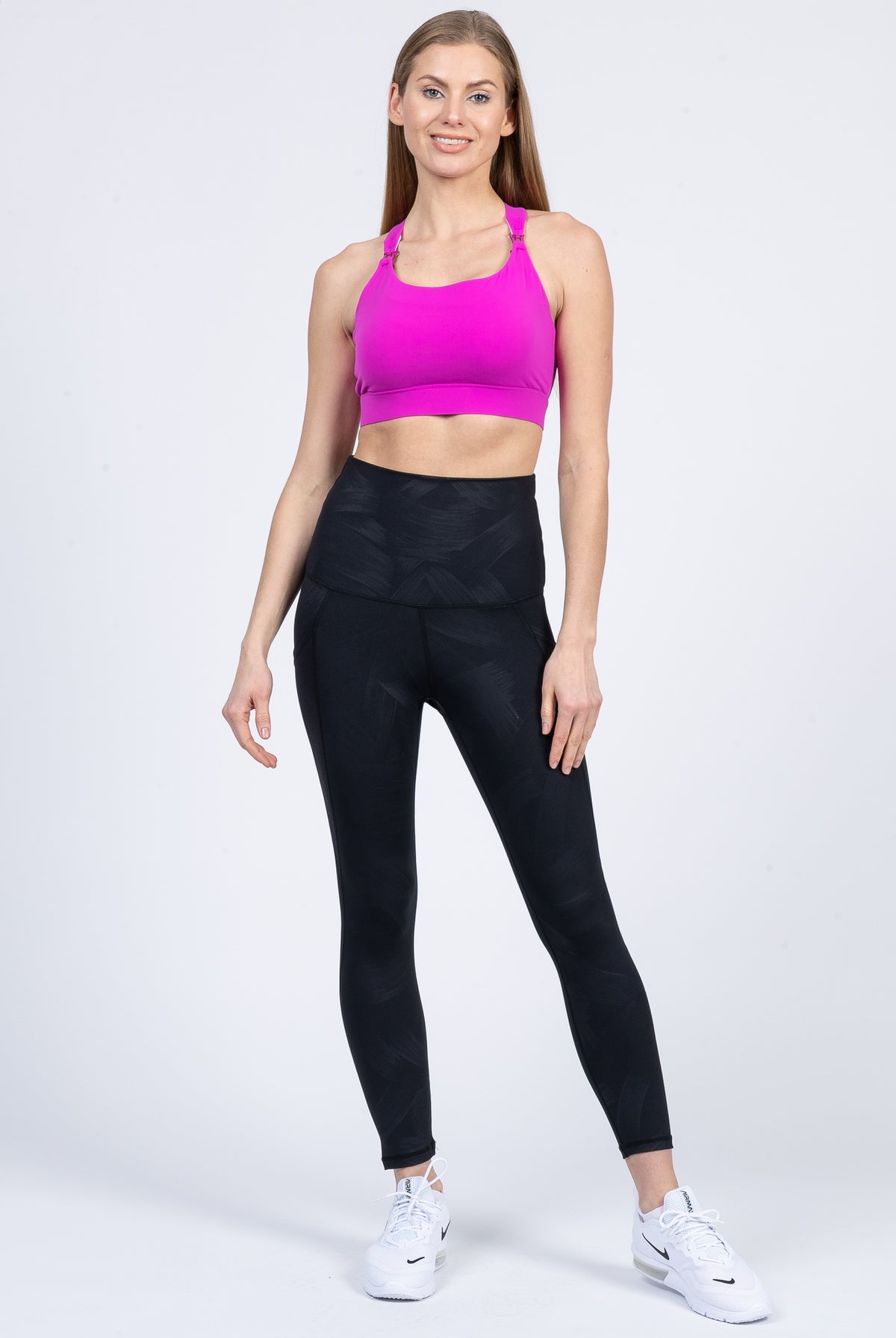 Venice 3 High Impact nursing sports bra for DDD cup, big chested, dragon fruit, Sweat and Milk