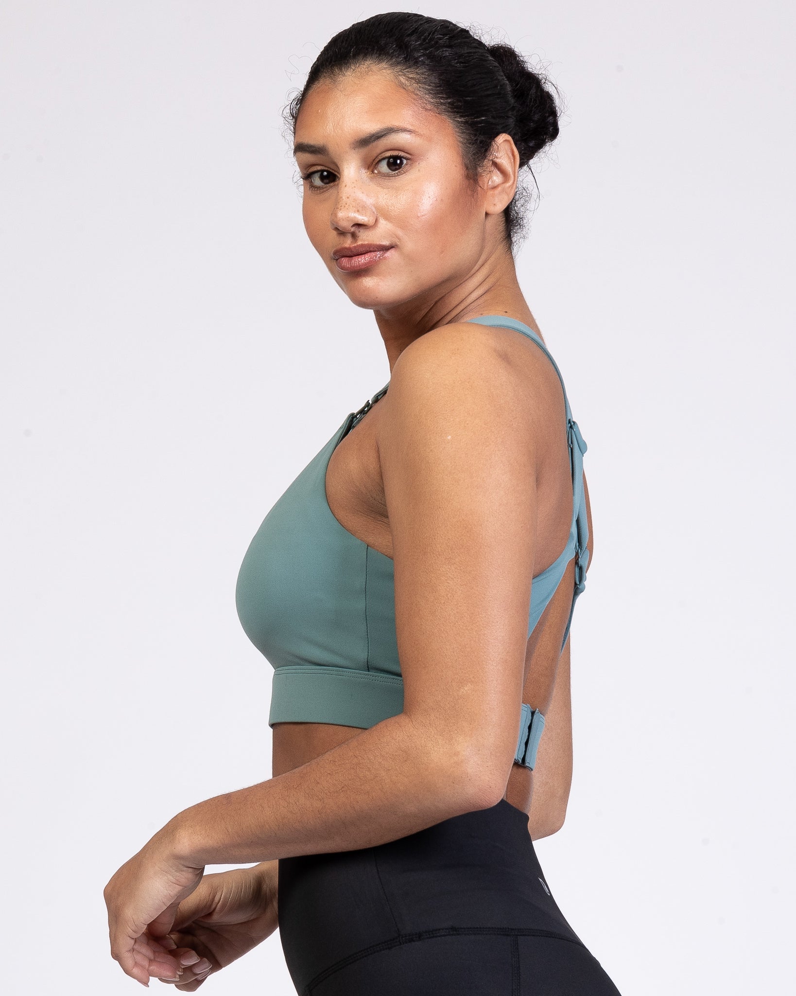 Venice 3 high impact nursing and pumping sports bra, DDD cup, seagrass, Sweat and Milk