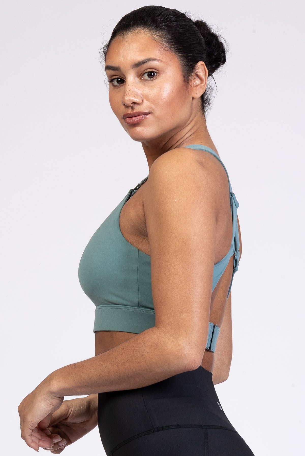 Venice 3 high impact nursing and pumping sports bra, DDD cup, seagrass, Sweat and Milk