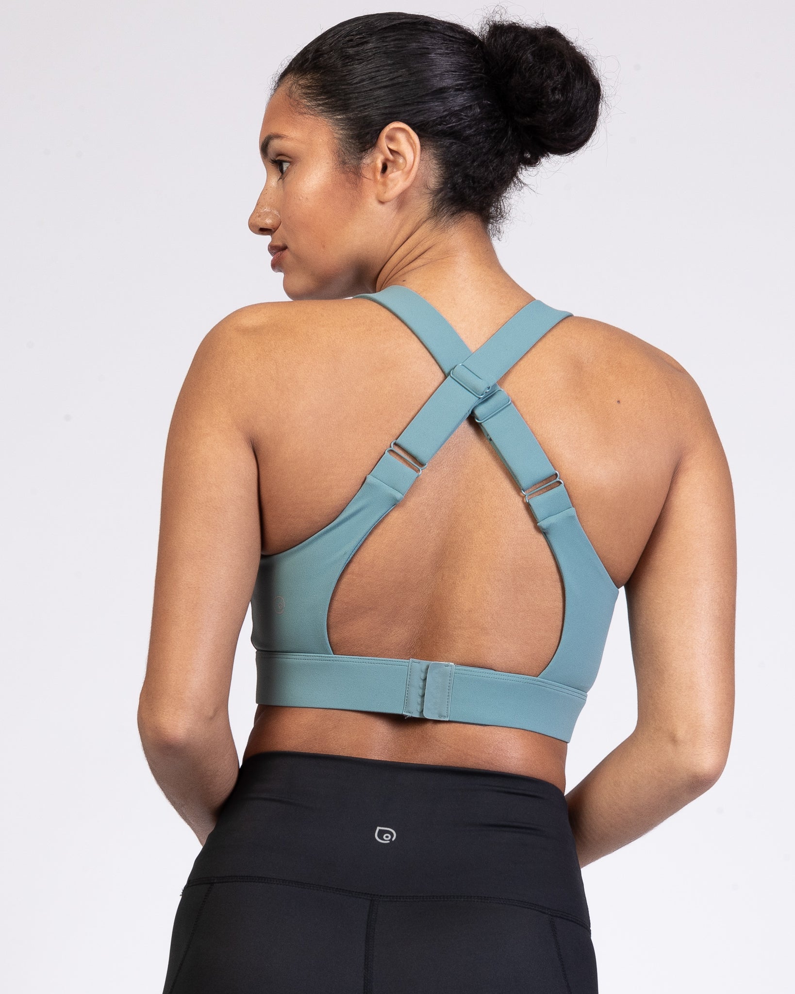 Venice 3 high impact nursing and pumping sports bra, DDD cup, seagrass, Sweat and Milk