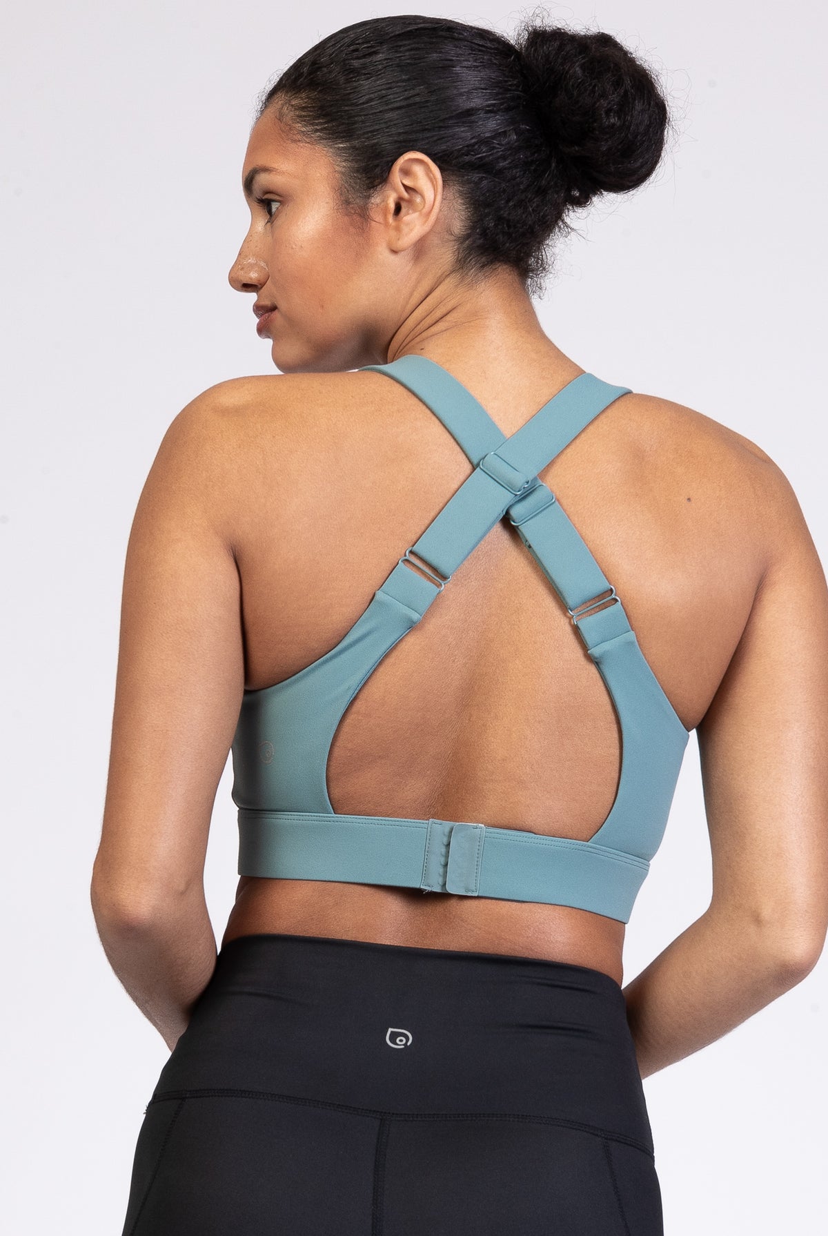 Venice 3 high impact nursing and pumping sports bra, DDD cup, seagrass, Sweat and Milk