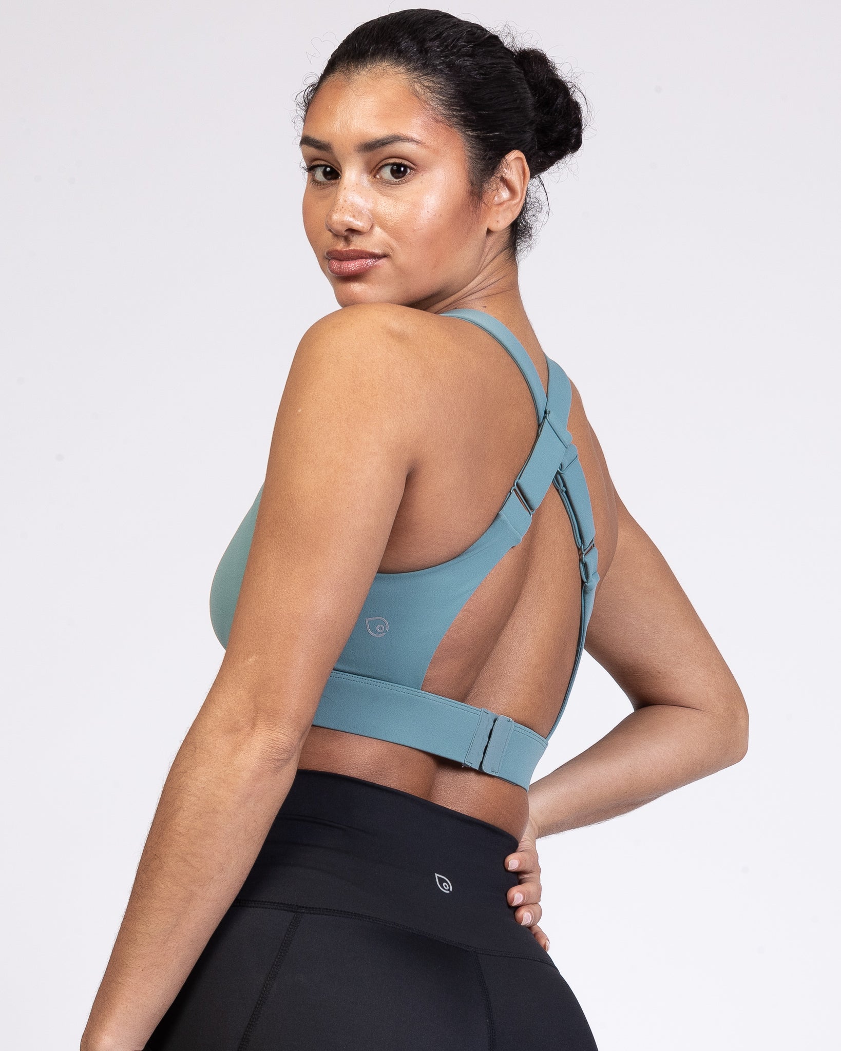 Venice 3 high impact nursing and pumping sports bra, DDD cup, seagrass, Sweat and Milk