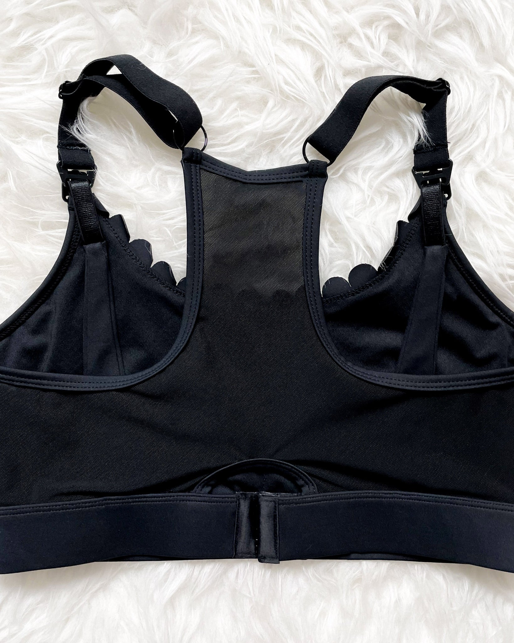 Lucie Nursing Sports Bra, High Impact, Supportive, largest chest, running, black
