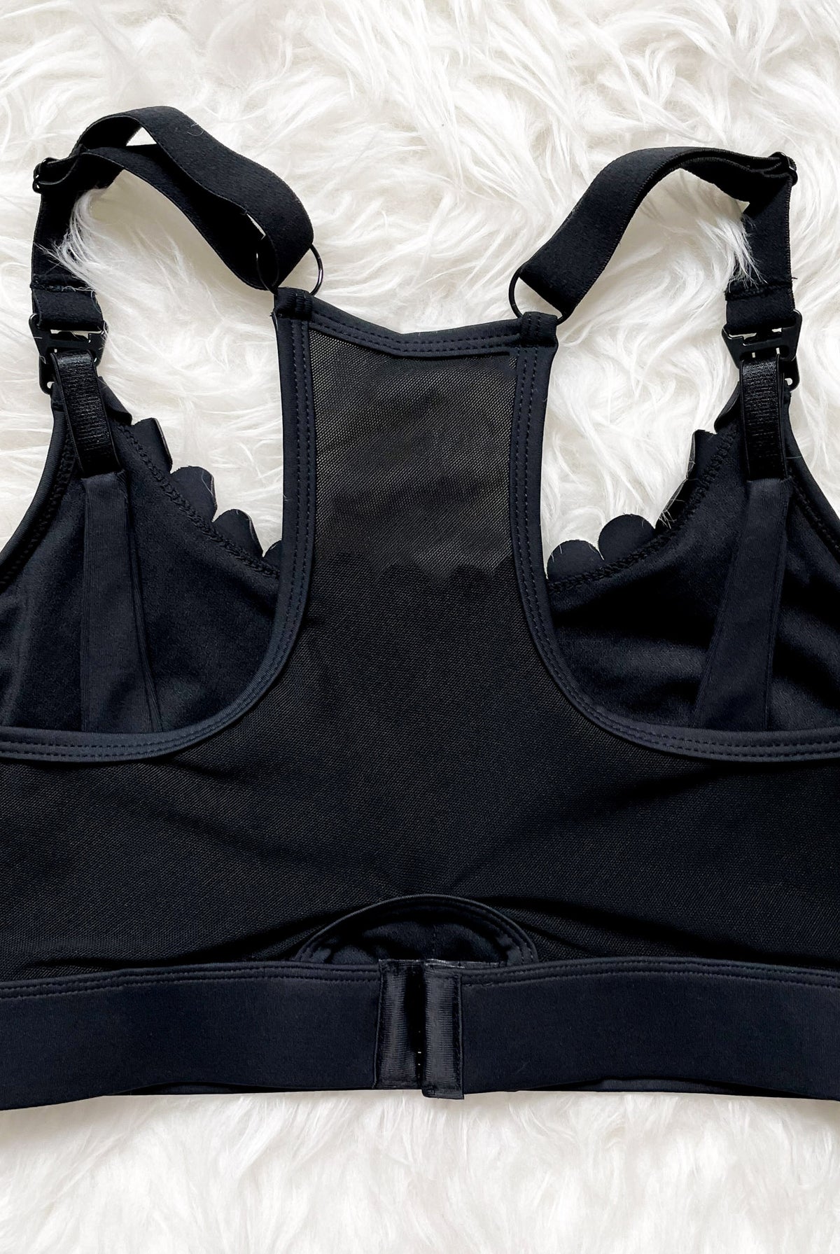 Lucie Nursing Sports Bra, High Impact, Supportive, largest chest, running, black
